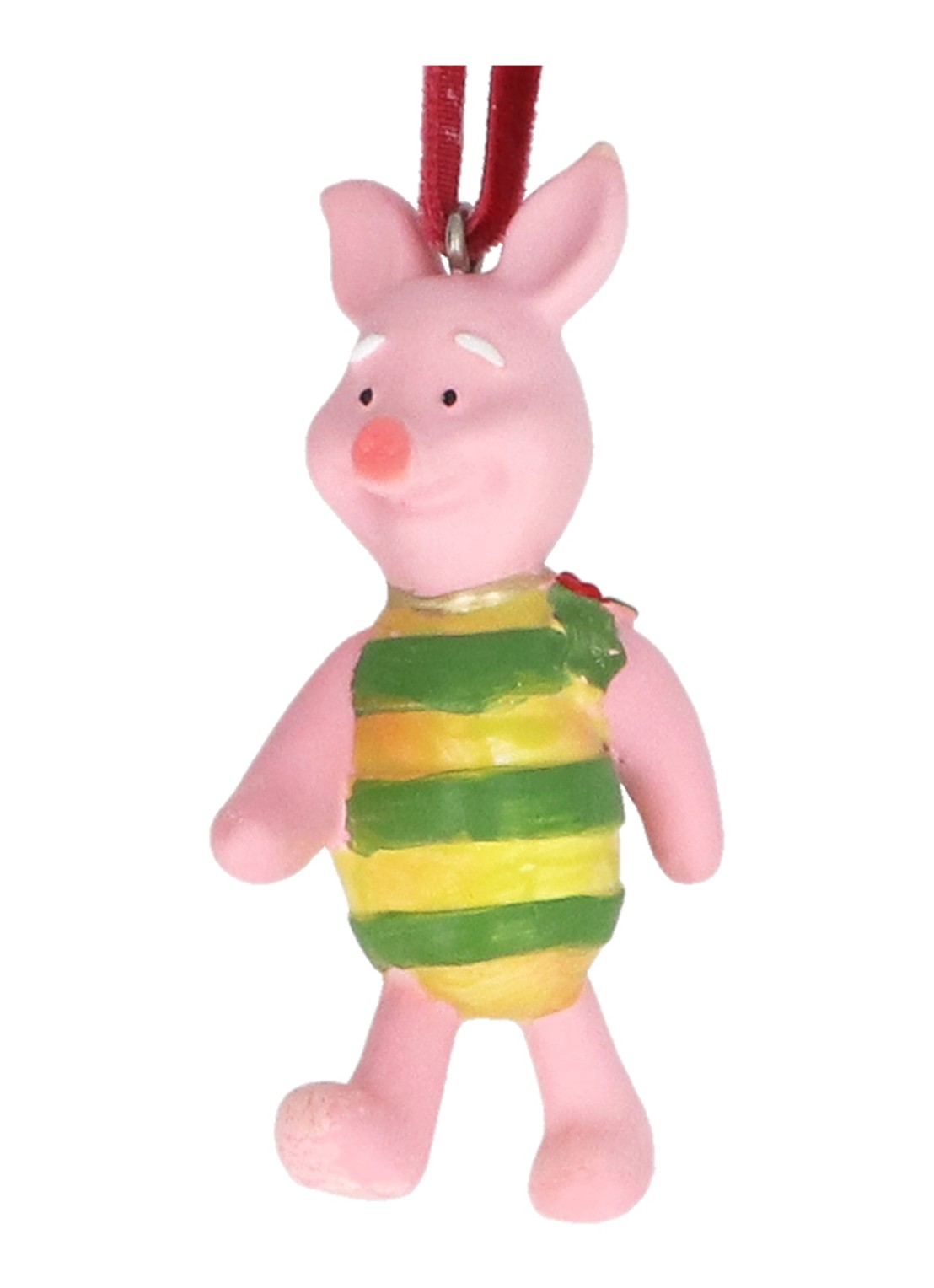 Gisela Graham Knorretje kersthanger 6 cm             - voorkant roze