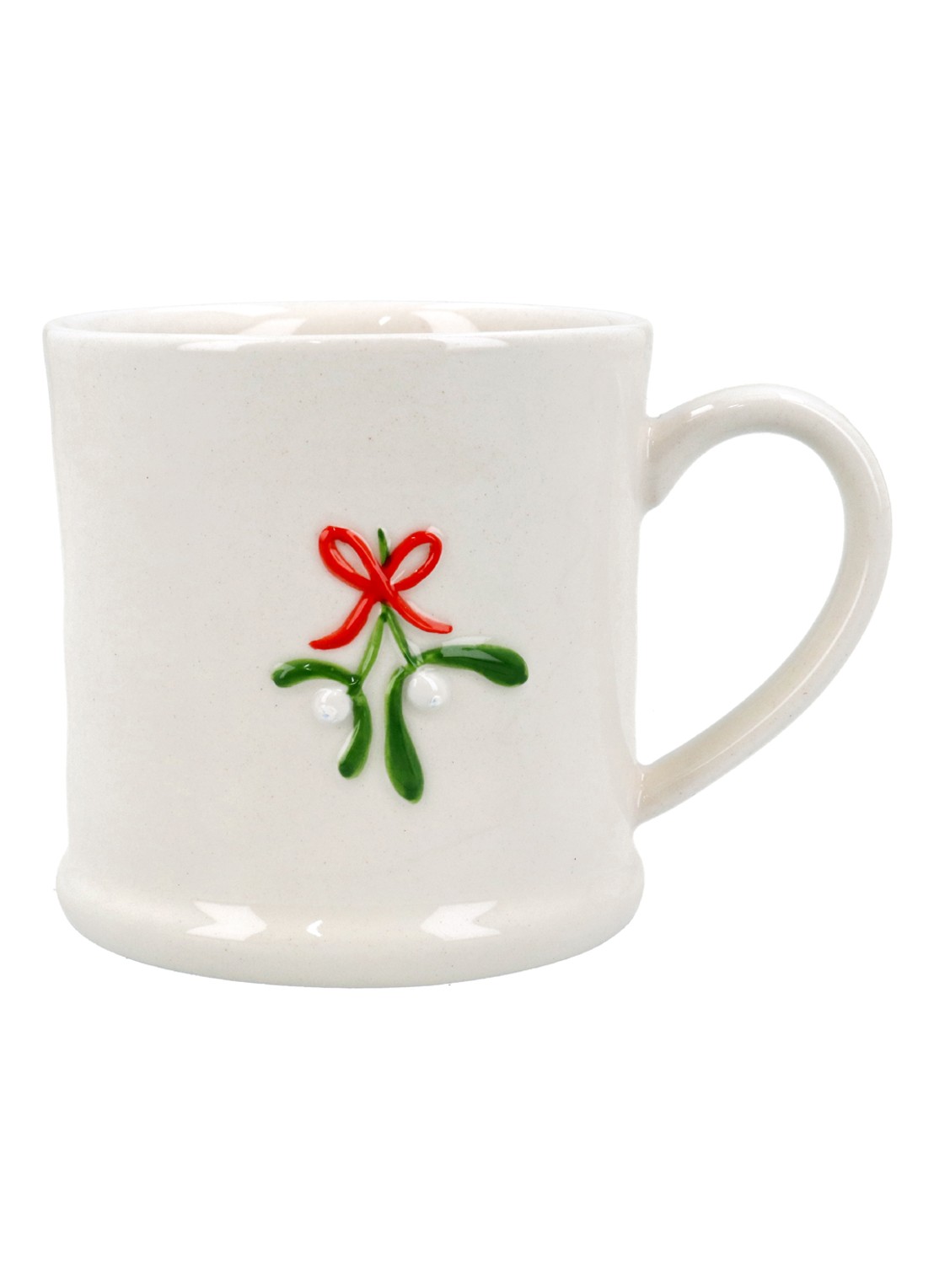 Gisela Graham Mistletoe mok - voorkant wit