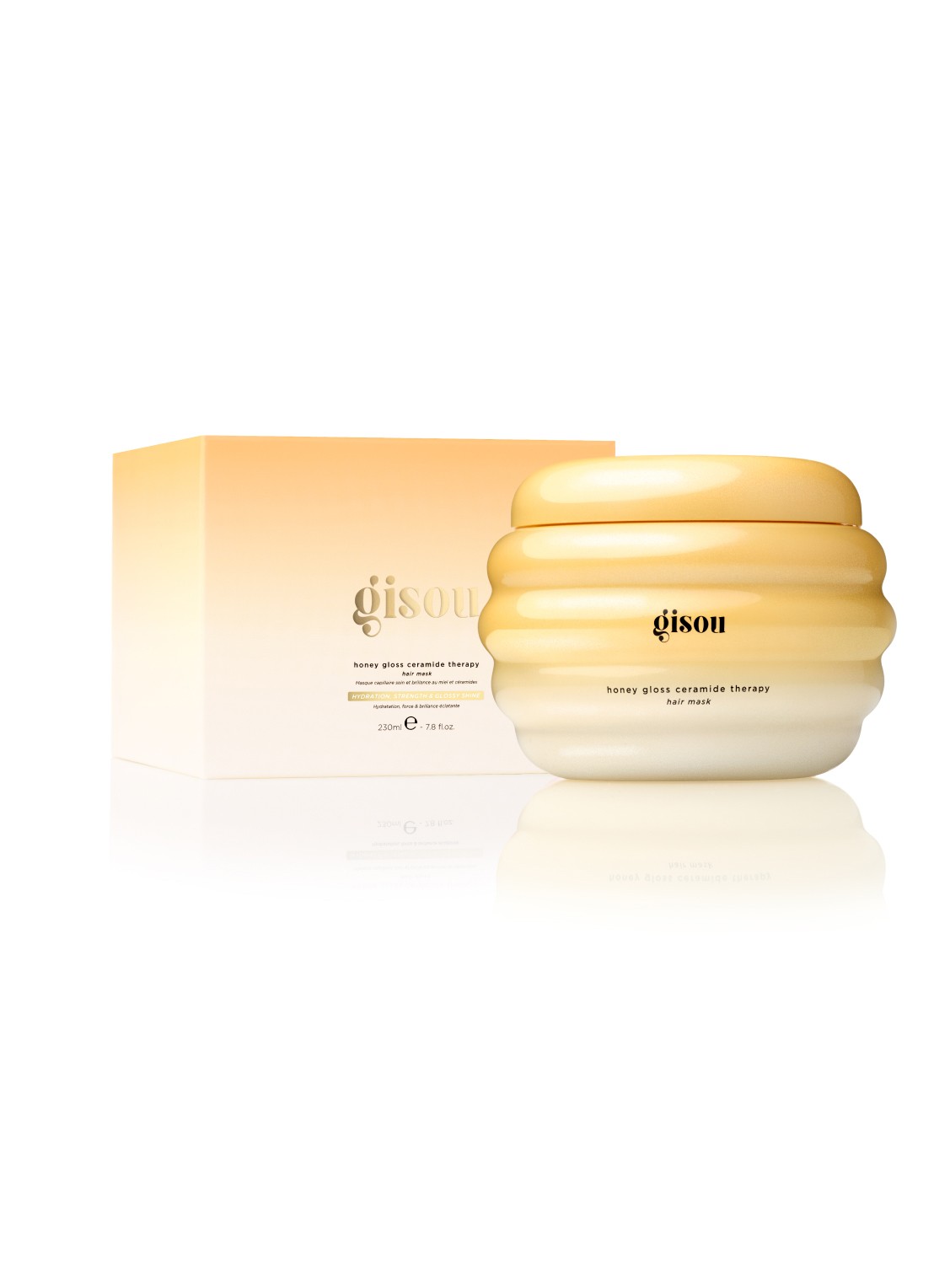 Gisou Honey Gloss Ceramide Therapy Hair Mask - haarmasker - voorkant 7 undefined