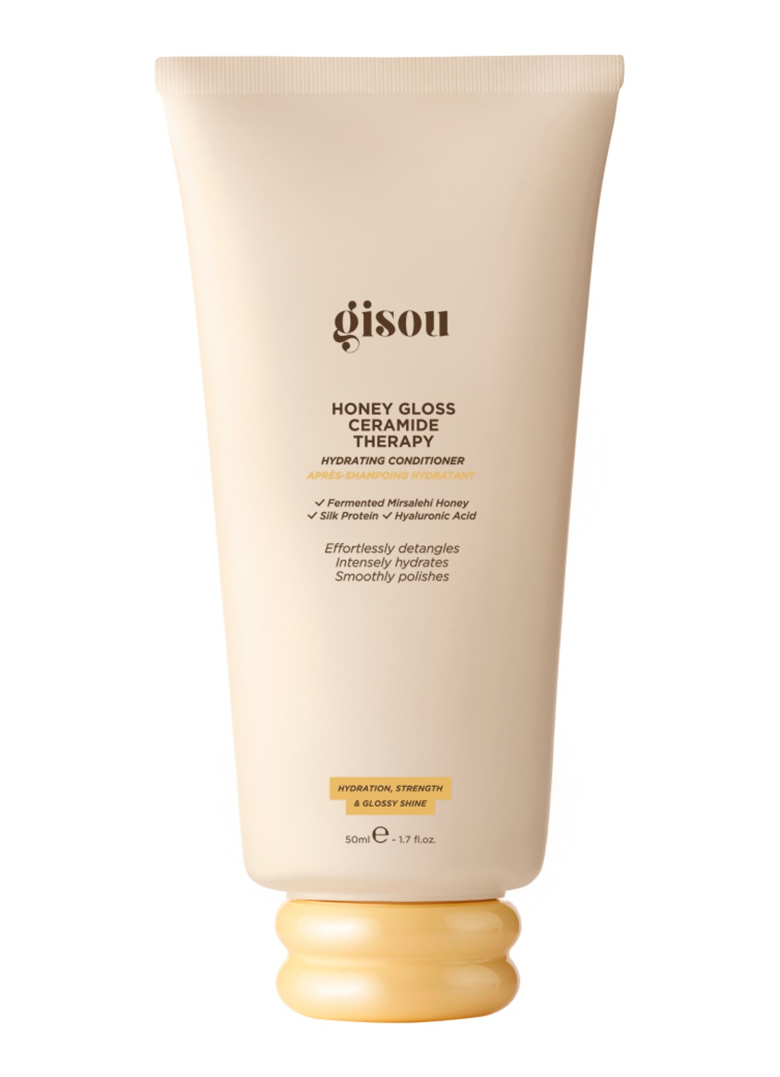 Gisou Honey Gloss Ceramide Therapy Hydrating  Conditioner - conditioner - voorkant 5 undefined