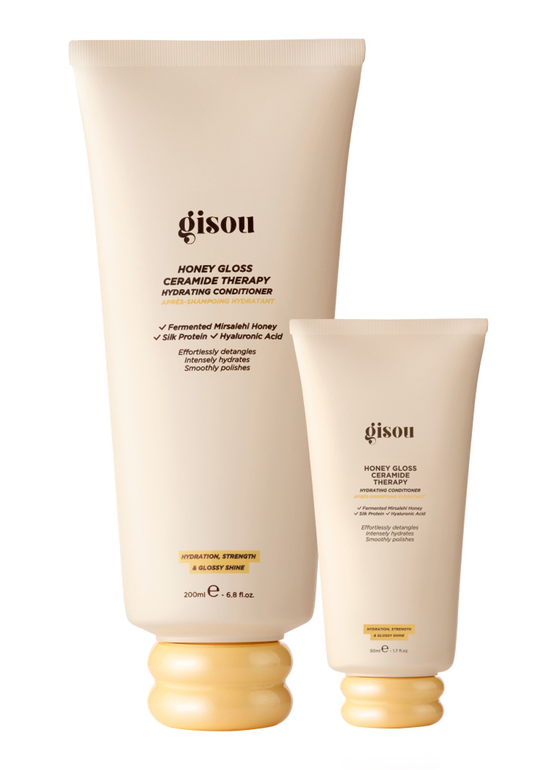 Gisou Honey Gloss Ceramide Therapy Hydrating  Conditioner - conditioner - voorkant 6 undefined