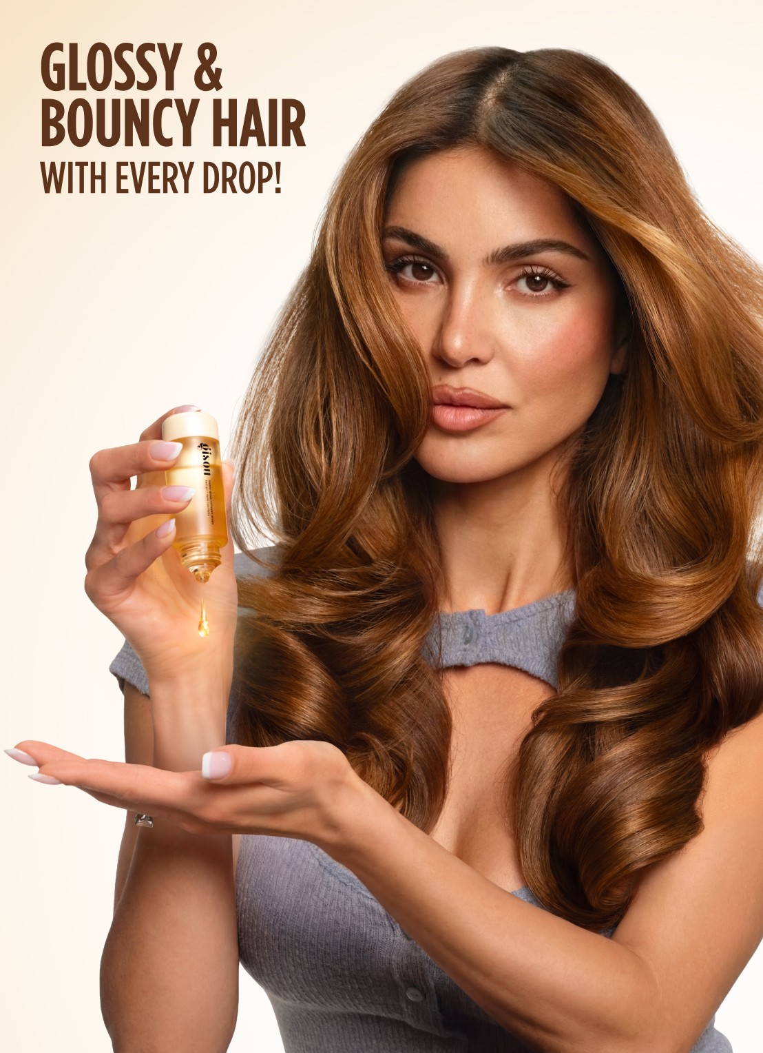 Gisou Honey Gloss Collagen Drops Hair Oil - haarolie - achterkant 7 undefined