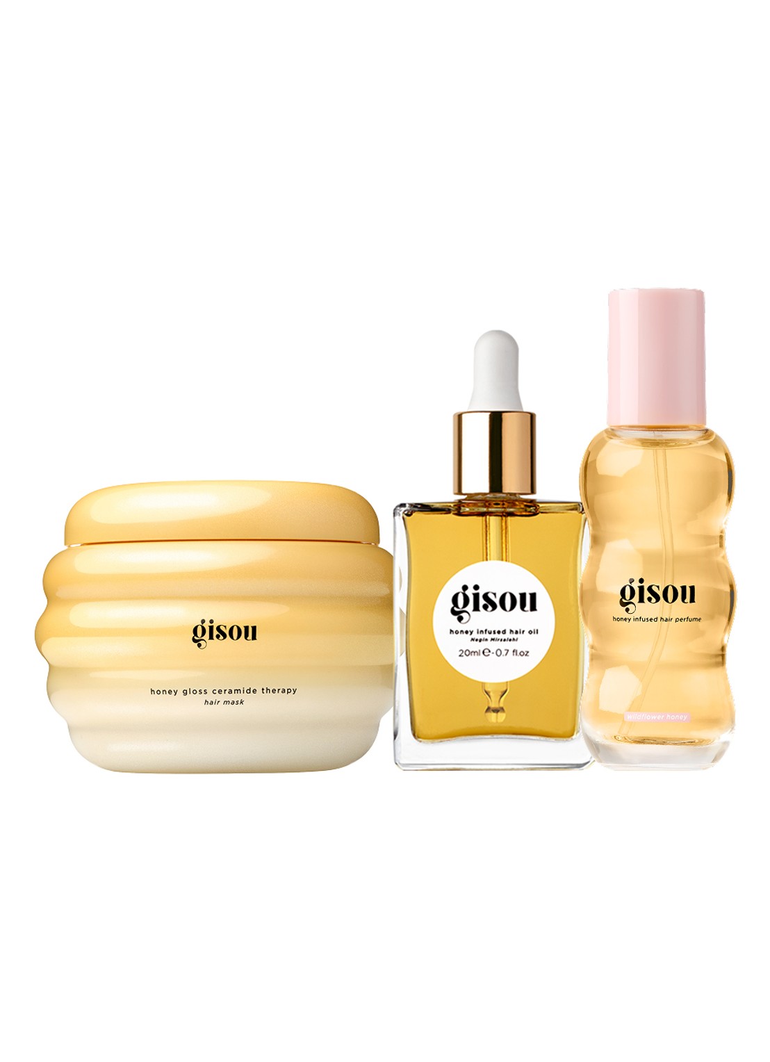 Gisou Honey Hair Icons - verzorgingsset - voorkant 4 undefined