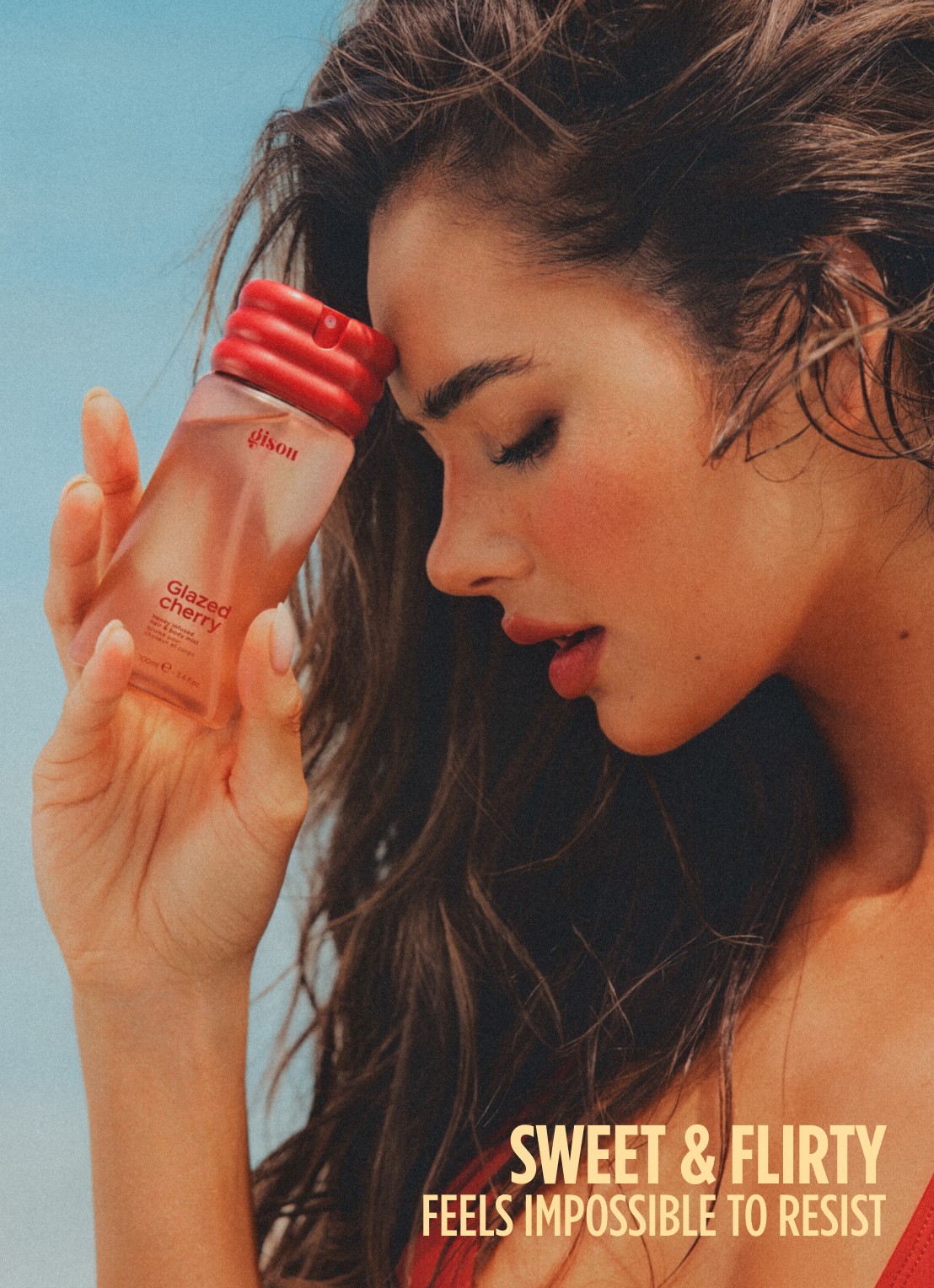 Gisou Honey Infused Hair and Body Mist  - haar- en bodymist - detail 3 cherry glazed