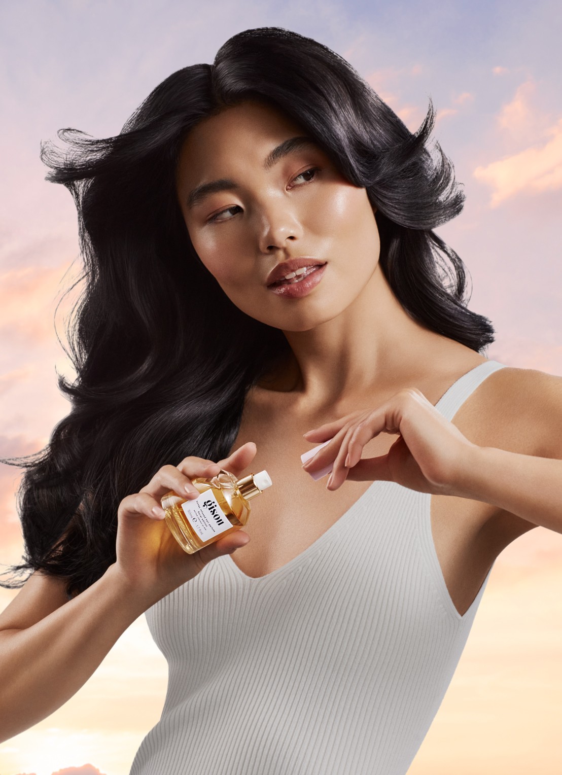 Gisou Honey Infused Hair Perfume - haarparfum - achterkant 7 wildflower honey