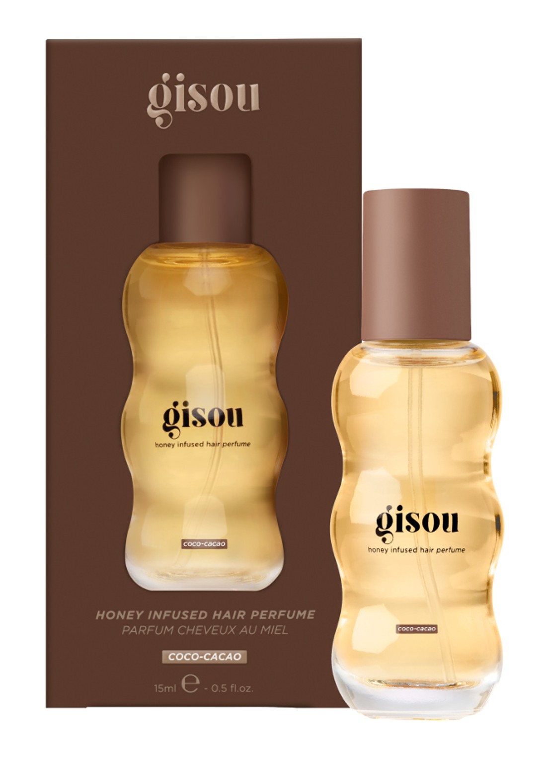 Gisou Honey Infused Hair Perfume - mini haarparfum  - voorkant 6 bounty