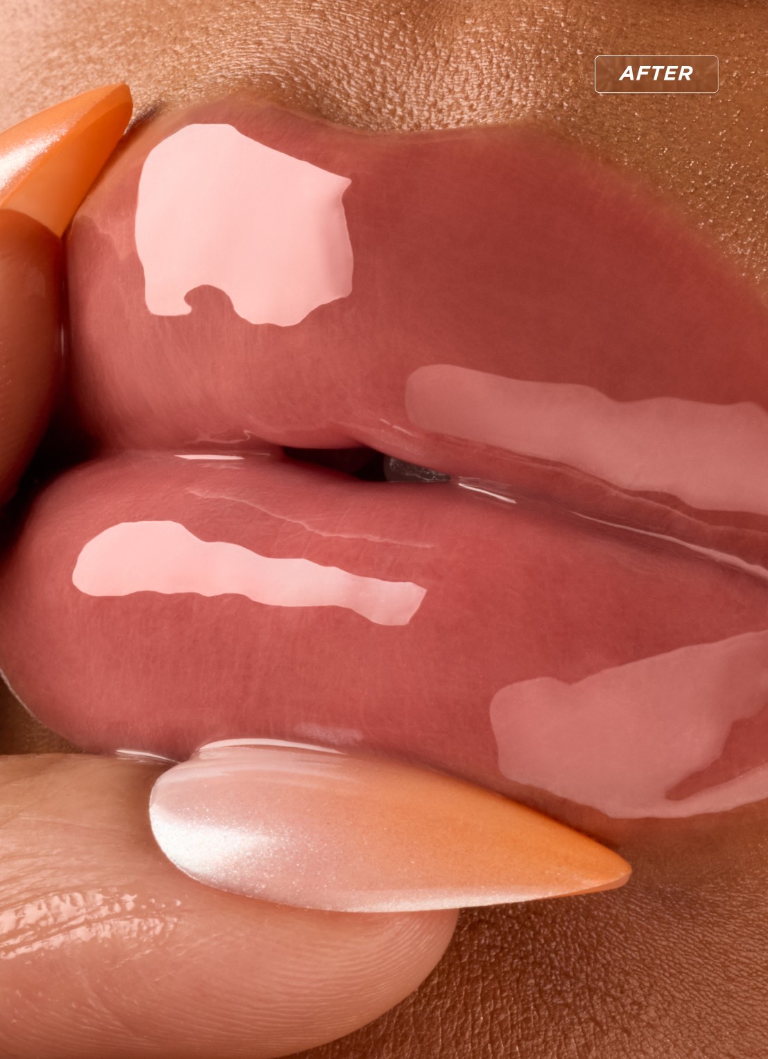 Gisou Honey Infused Lip Oil - lipolie - detail 5 beellini peach