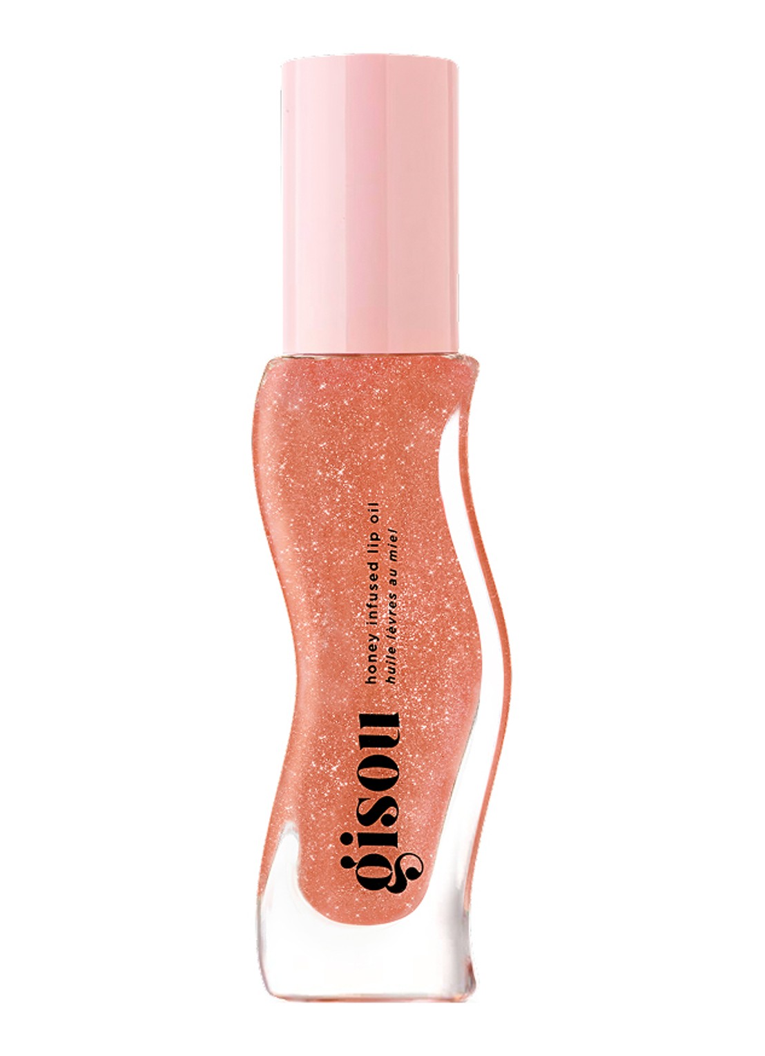 Gisou Honey Infused Lip Oil - lipolie - voorkant 6 glazed plum