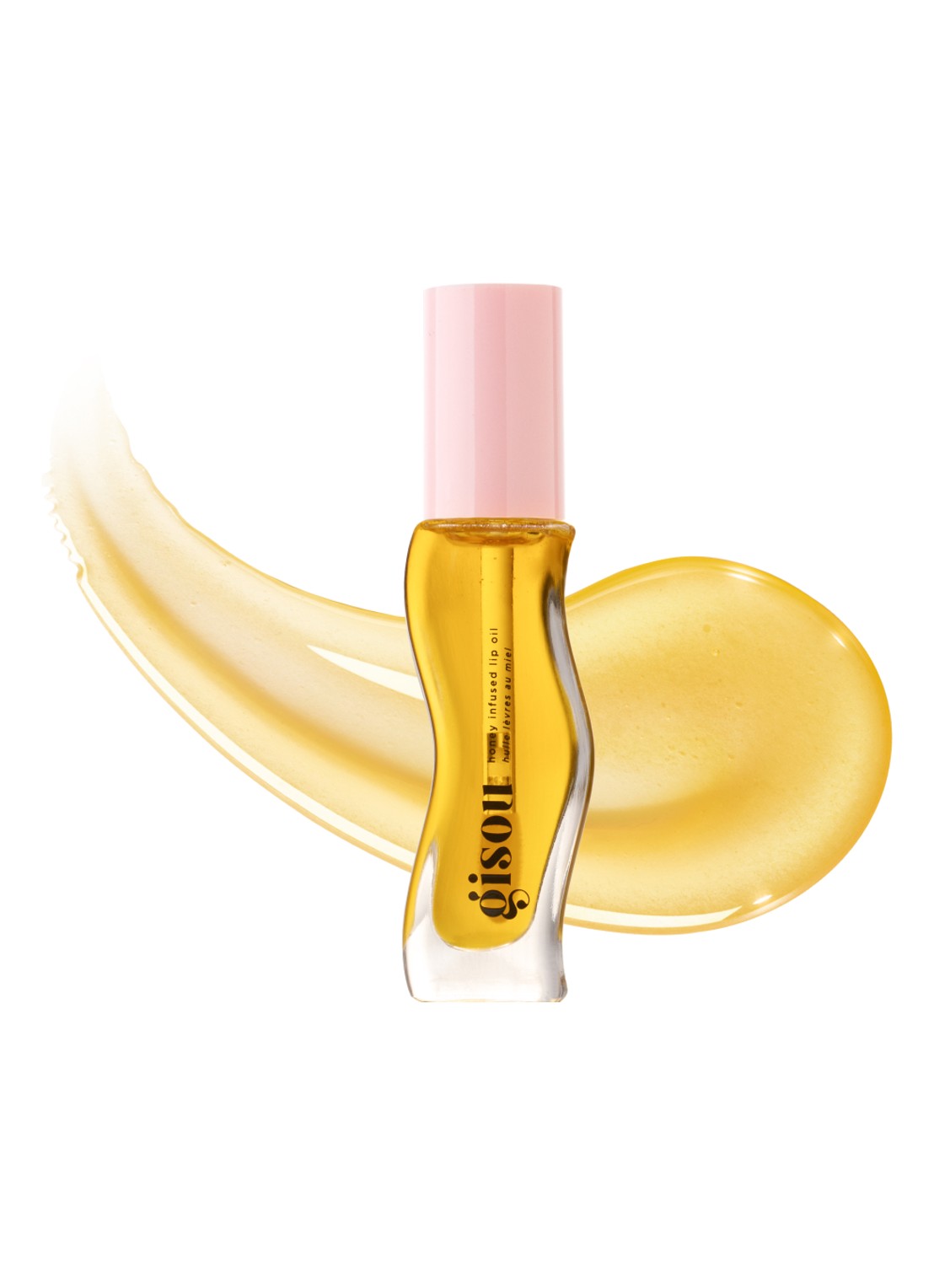 Gisou Honey Infused Lip Oil - lipolie - voorkant 7 honey gold