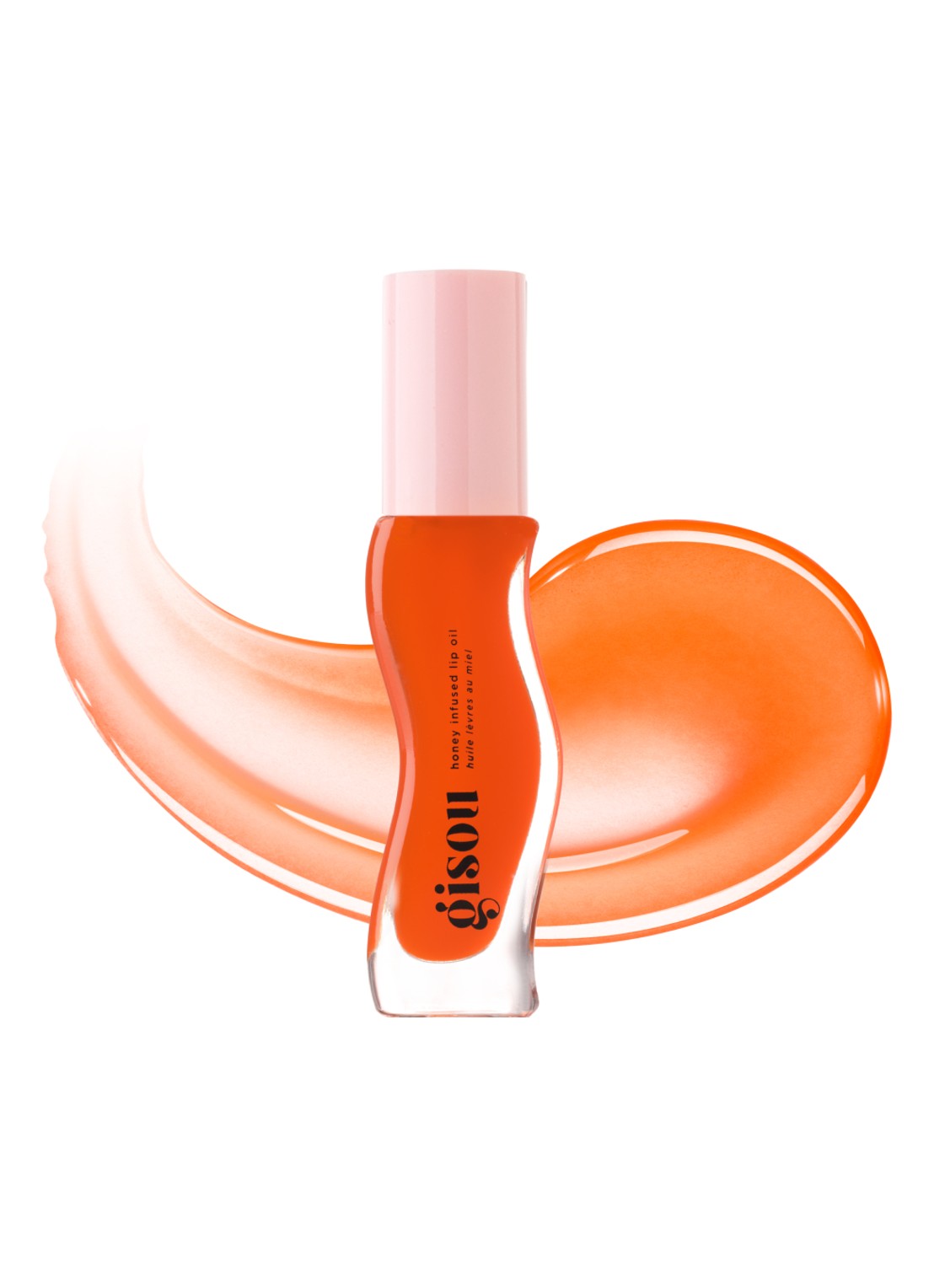 Gisou Honey Infused Lip Oil - lipolie - voorkant 8 mango