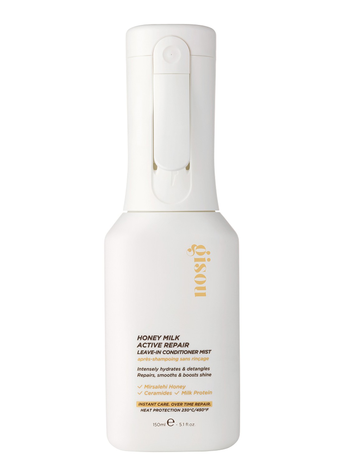 Gisou Honey Milk Active Repair Mist - leave-in conditioner - voorkant 5 undefined