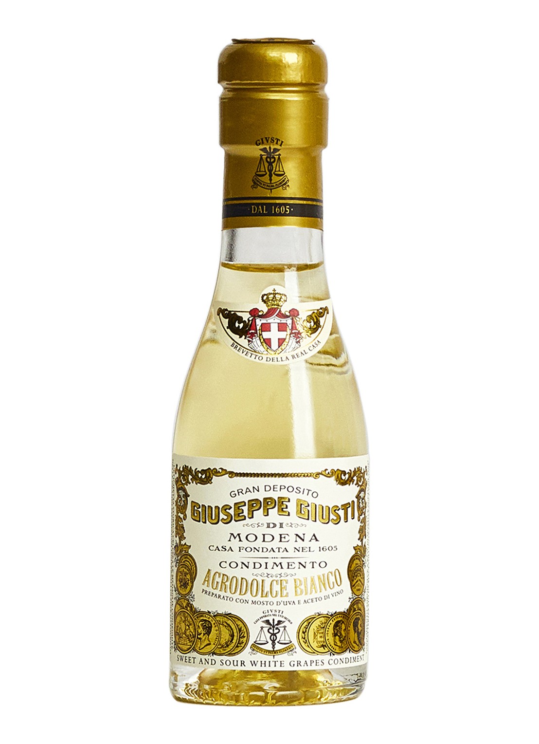 Giusti Agrodolce Bianco witte balsamicoazijn 100 ml - voorkant undefined