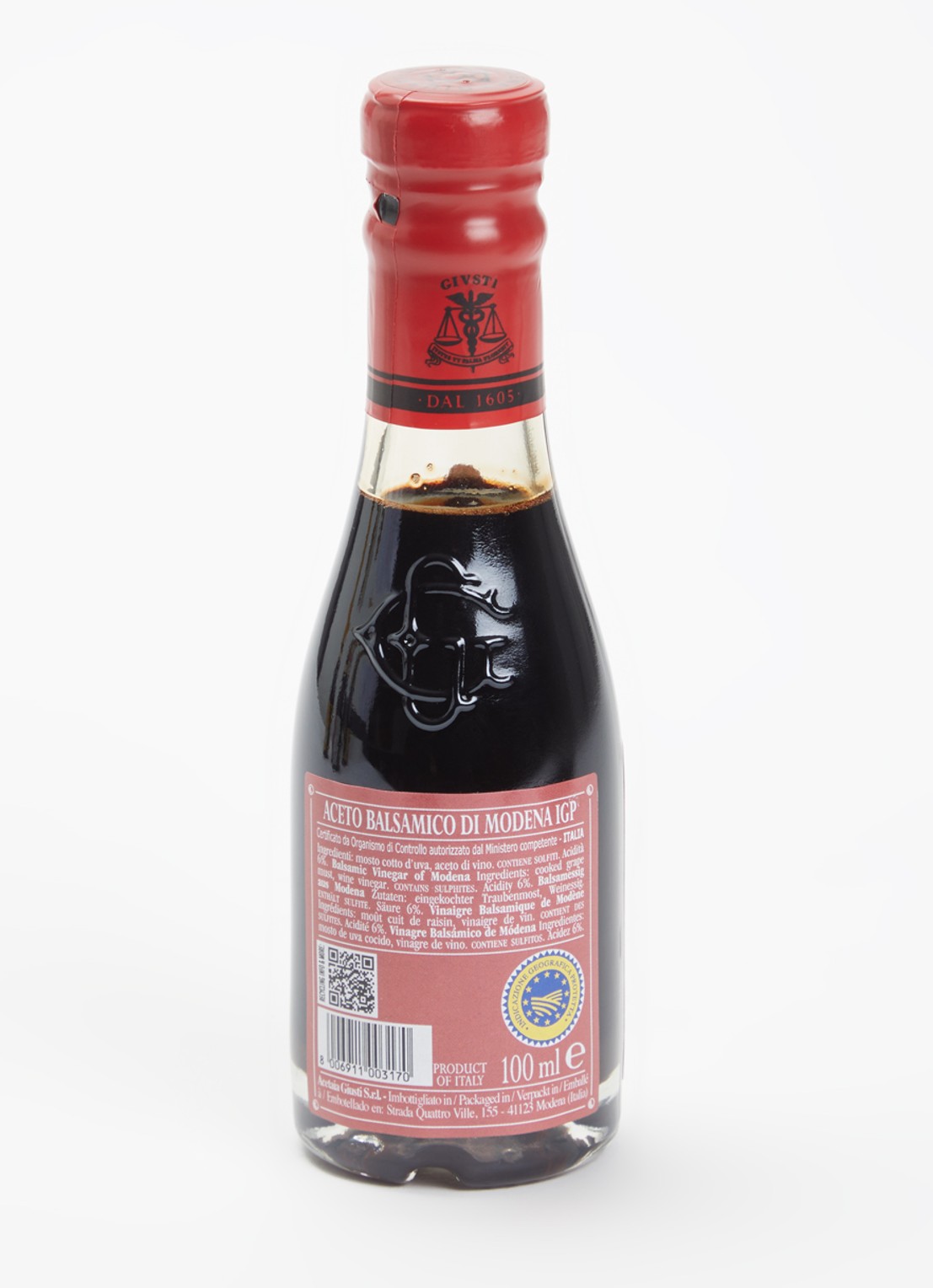 Giusti Balsamico di Modena 3 Medaglie balsamicoazijn 100 ml - voorkant 2 undefined