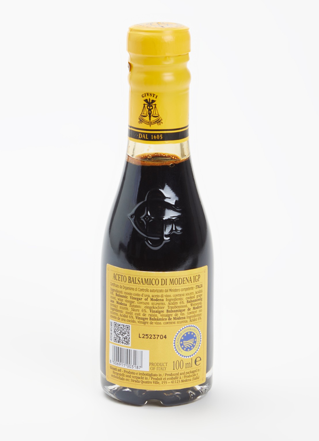 Giusti Balsamico di Modena 4 Medaglie balsamicoazijn 100 ml - voorkant 2 undefined