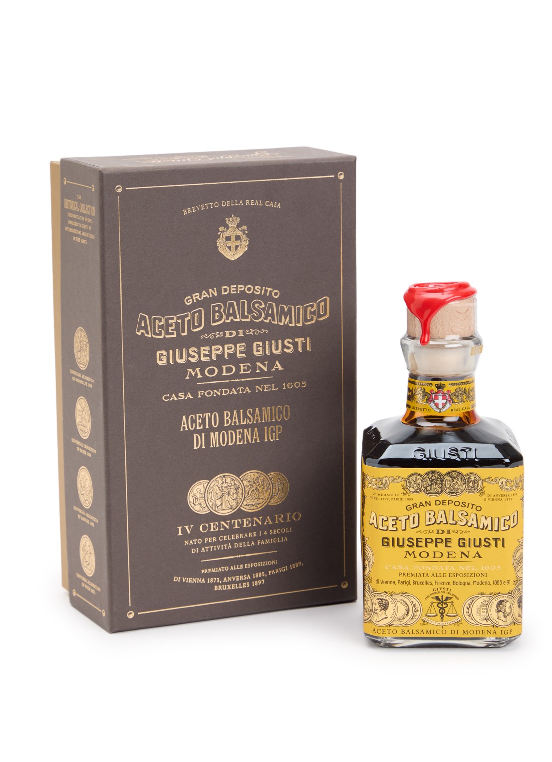 Giusti Balsamico di Modena 4 Medaglie balsamicoazijn 250ml - voorkant 2 undefined