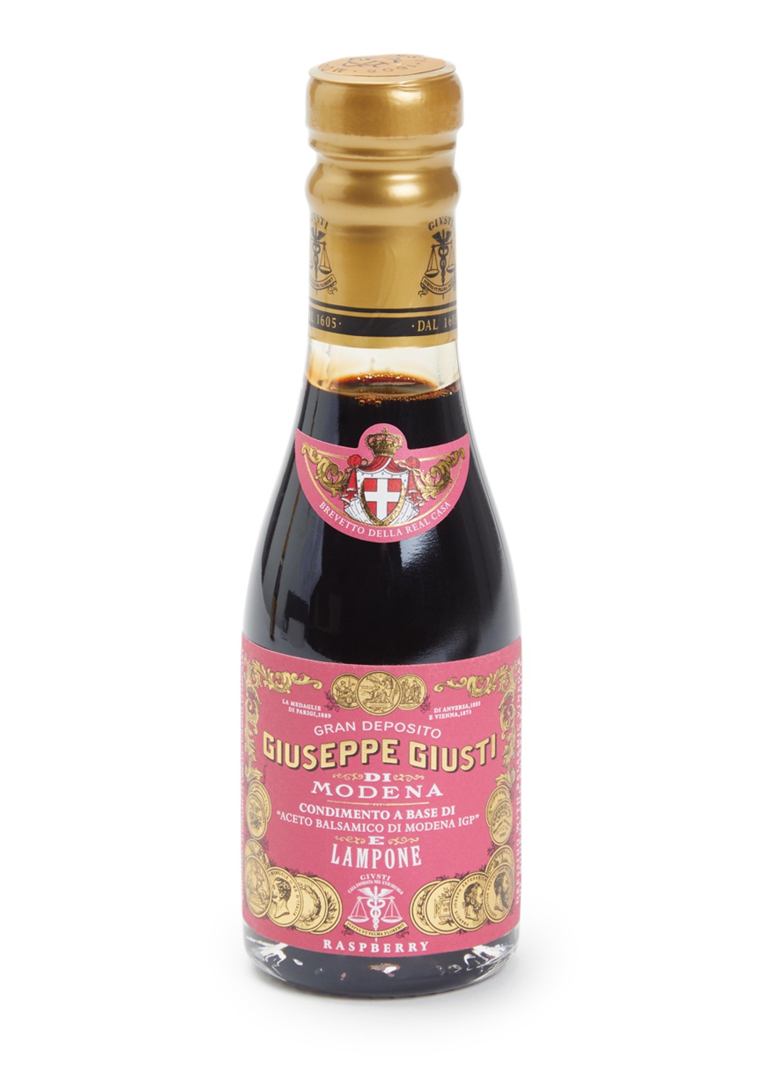 Giusti Balsamico Lampone balsamicoazijn met framboos 100 ml - voorkant undefined