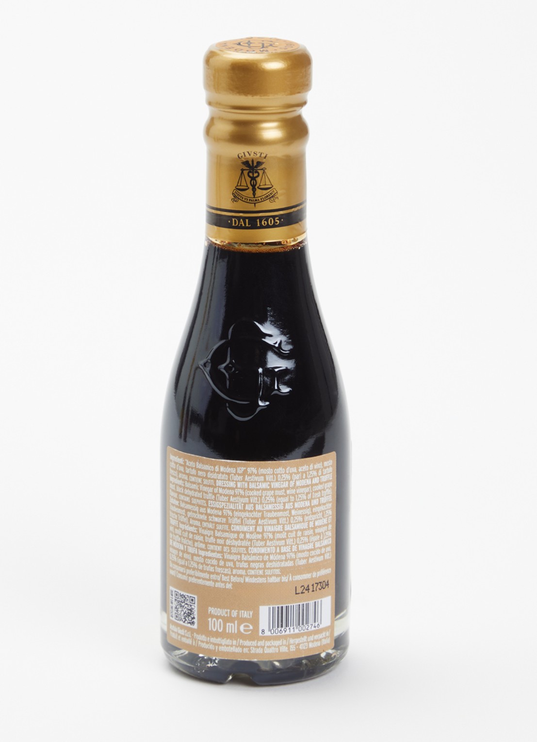 Giusti Balsamico Tartufo balsamicoazijn met truffel 100 ml - voorkant 2 undefined