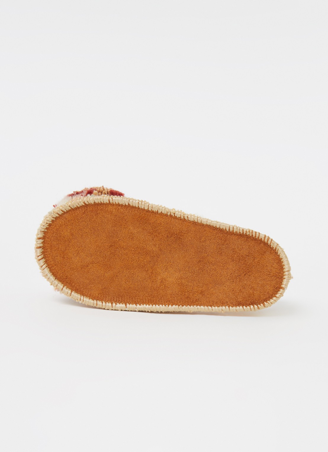 GIVE A PON Méli pantoffel van schapenwol - detail 4 creme