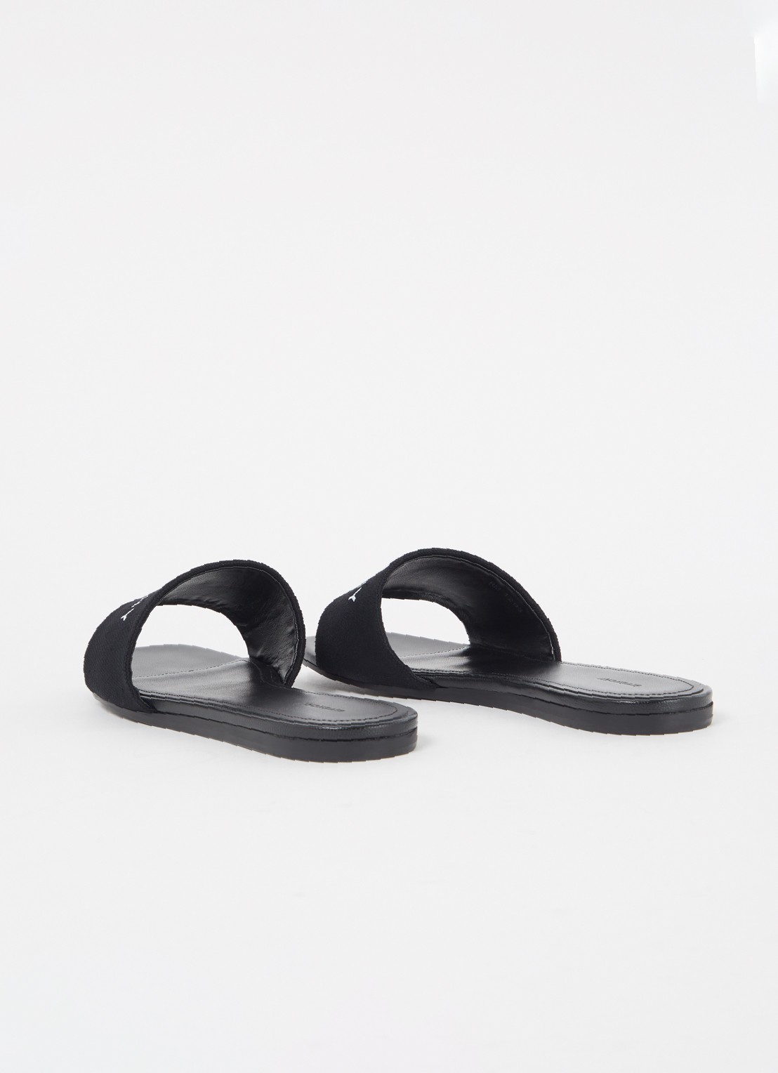 Givenchy 4G slipper van canvas met logo - detail 3 zwart