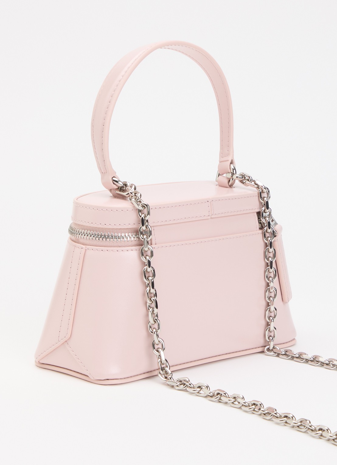 Givenchy Anitgona handtas van kalfsleer met afneembare schouderriem  - achterkant 5 lichtroze