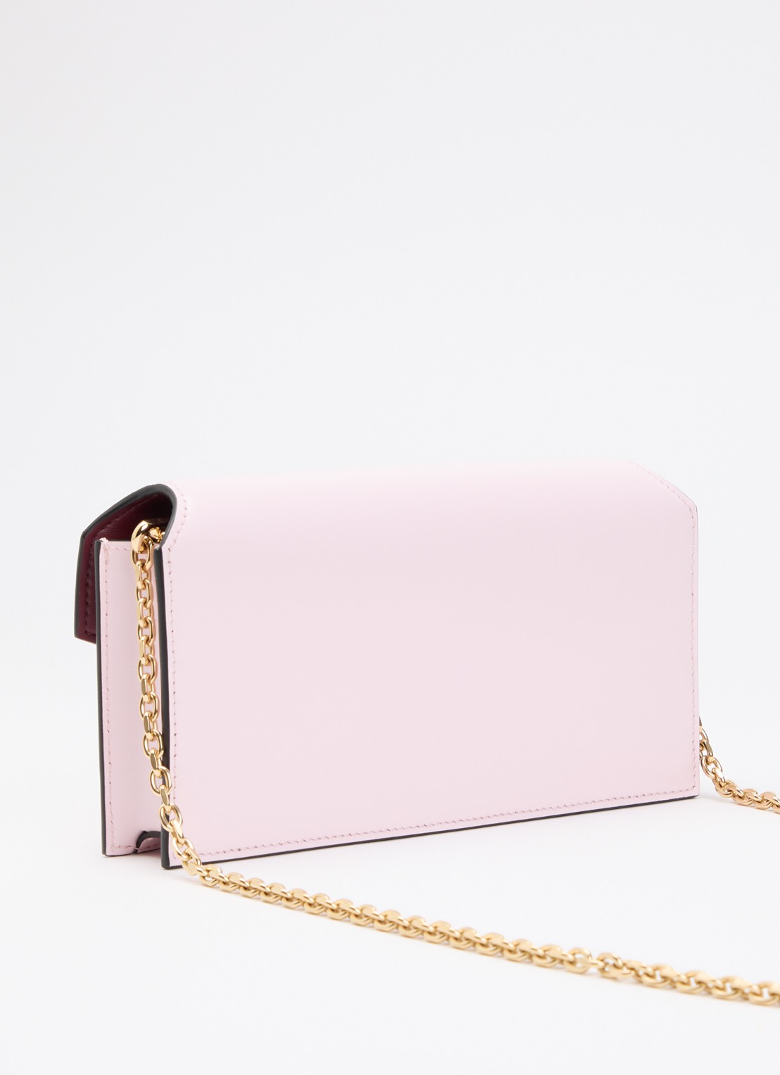 Givenchy Antigona clutch van kalfsleer met afneembare schouderriem - achterkant lichtroze