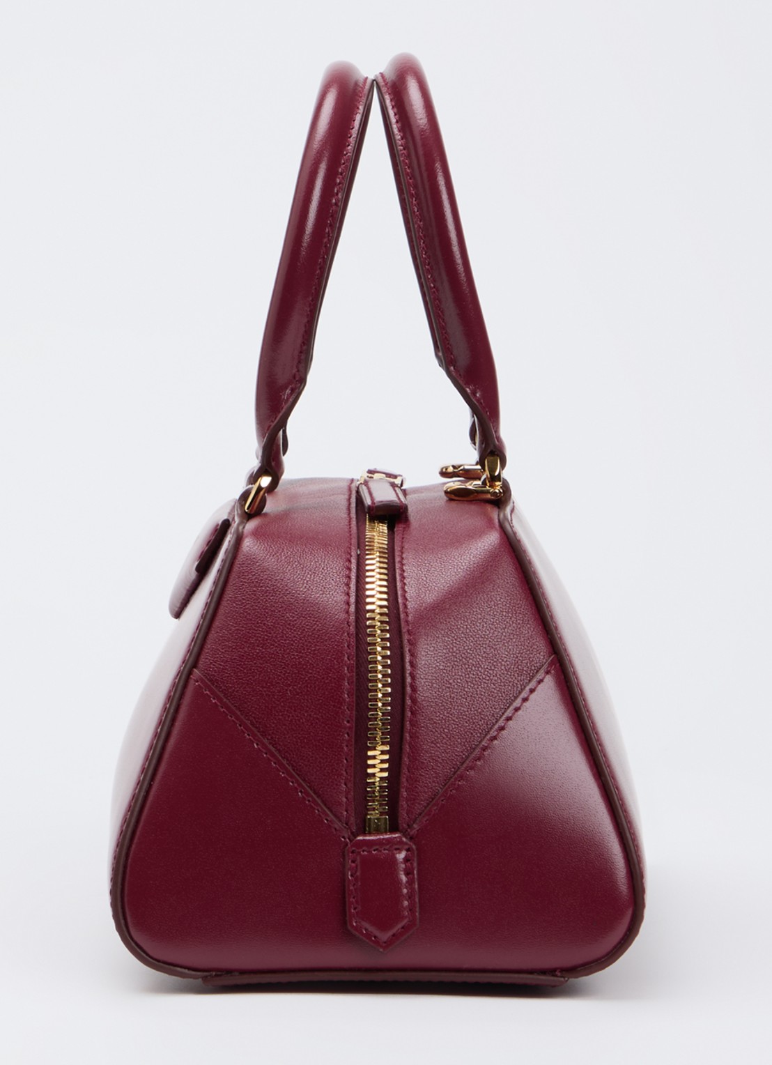 Givenchy Antigona East-West Mini handtas van kalfsleer met afneembare schouderriem - detail 2 bordeauxrood