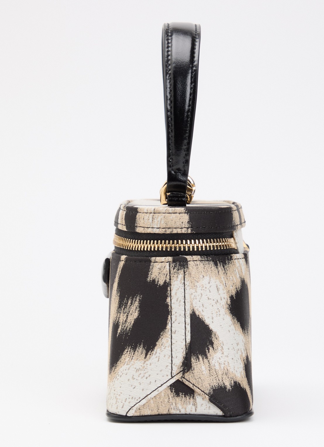 Givenchy Antigona handtas met panterprint en afneembare schouderriem - detail 3 beige