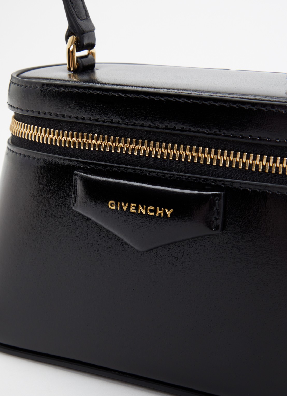 Givenchy Antigona handtas van kalfsleer met afneembare schouderriem  - detail 7 zwart