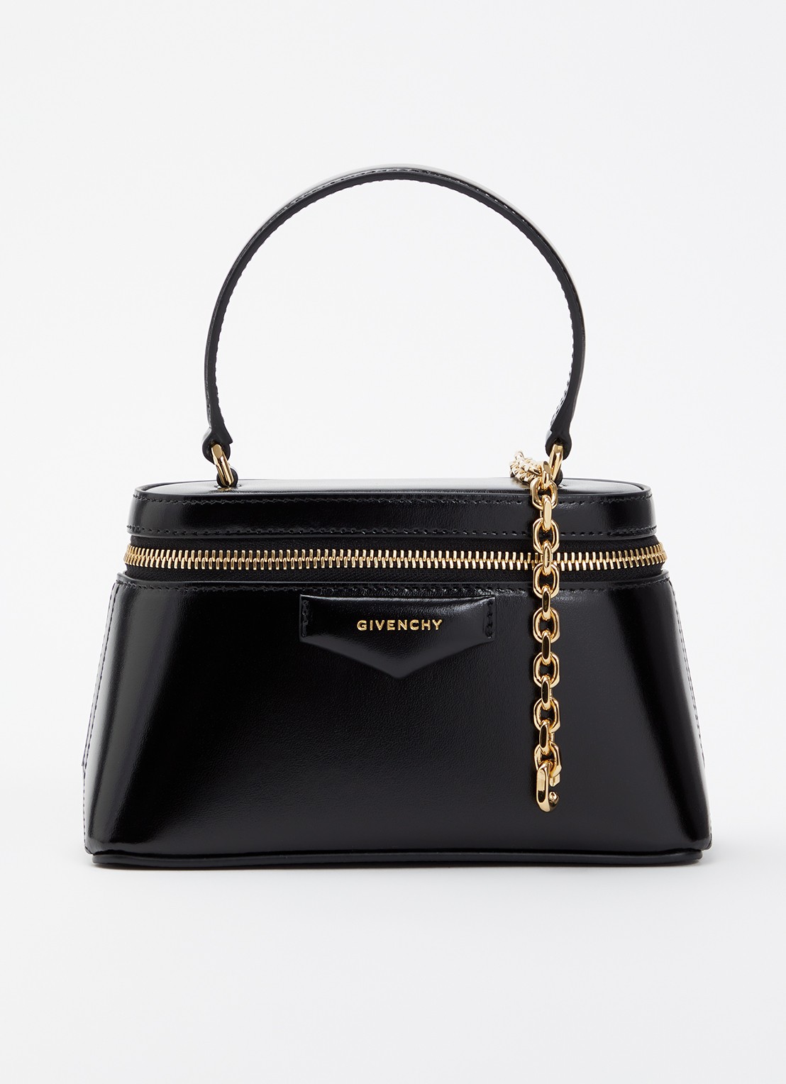 Givenchy Antigona handtas van kalfsleer met afneembare schouderriem  - voorkant 2 zwart