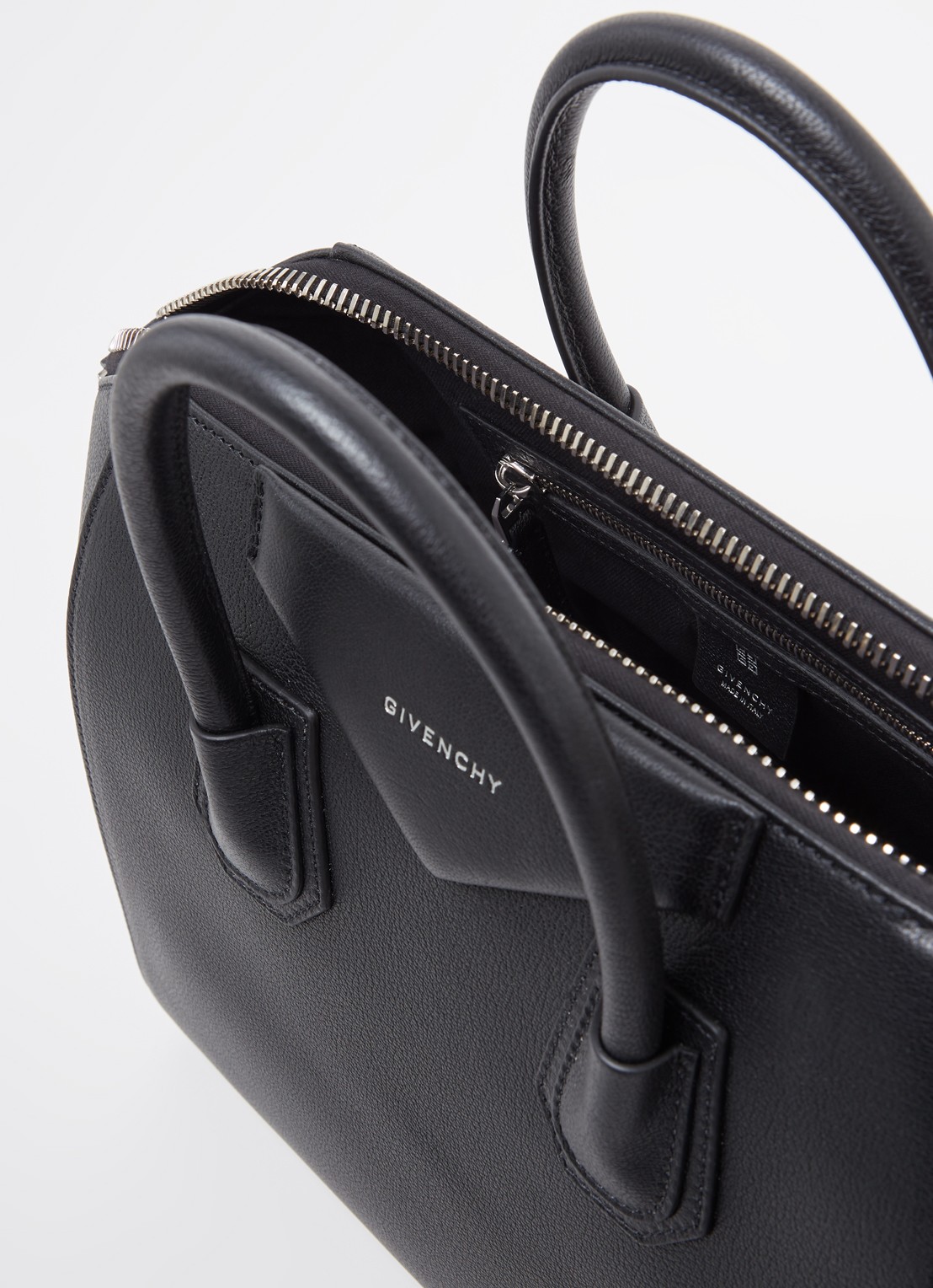 Givenchy Antigona Medium handtas van geitenleer - detail 5 zwart