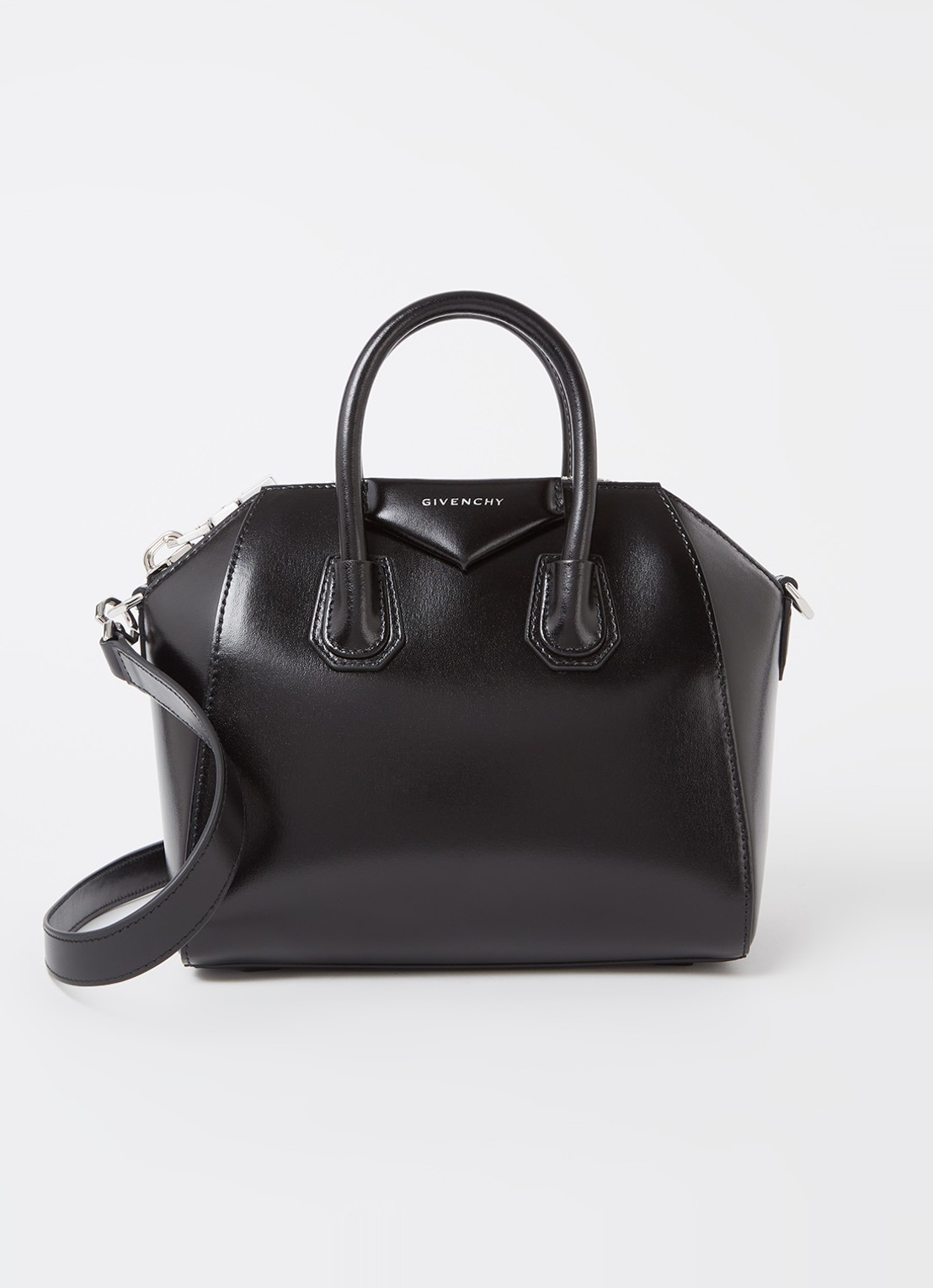 Givenchy Antigona Mini handtas van kalfsleer - voorkant 2 zwart