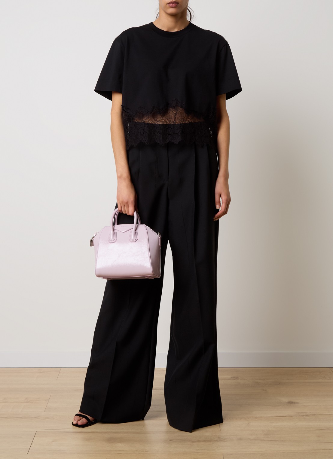 Givenchy Antigona Mini handtas van kalfsleer - voorkant 7 lila