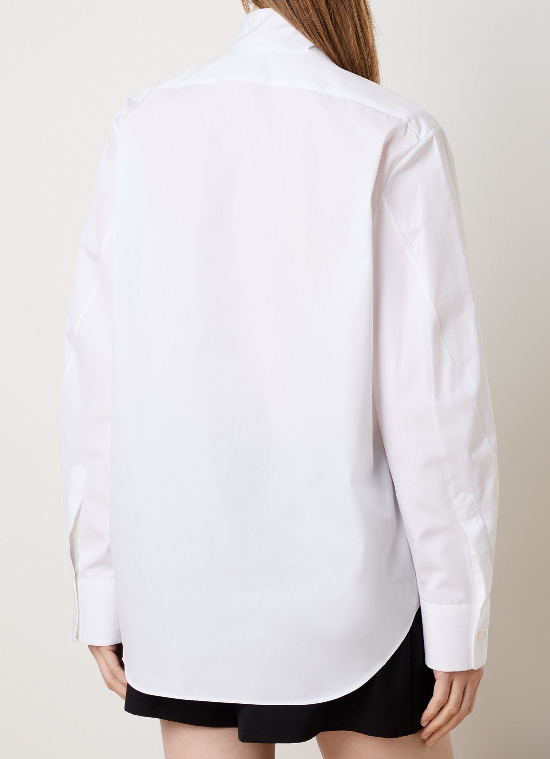 Givenchy Blouse met sjaalkraag - achterkant 3 wit