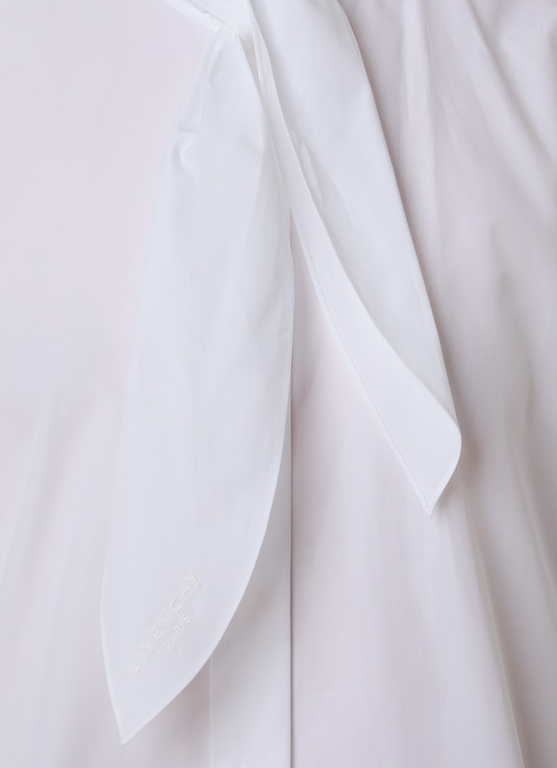 Givenchy Blouse met sjaalkraag - detail 2 wit