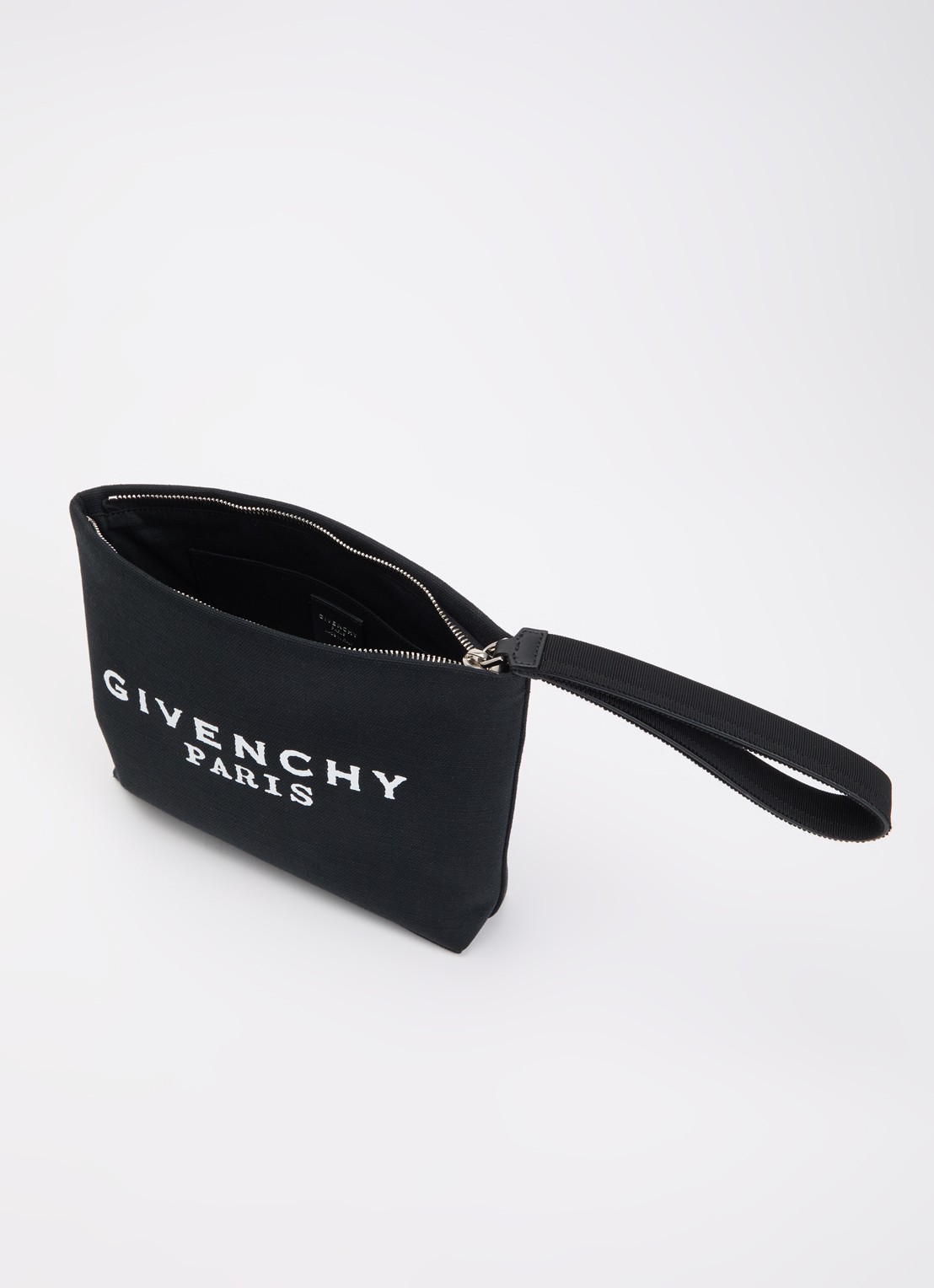 Givenchy Clutch met logo - voorkant 2 zwart