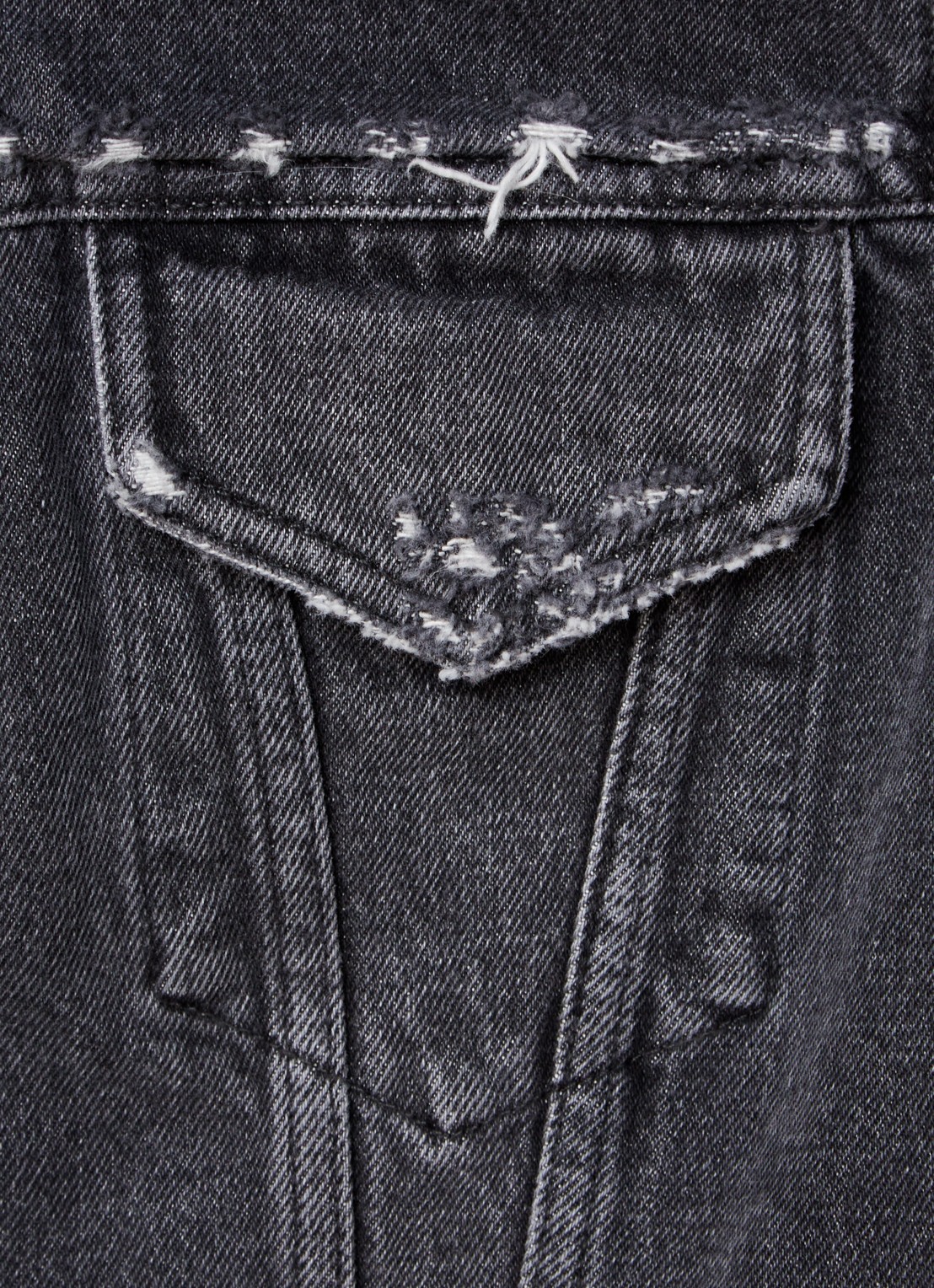 Givenchy Cropped spijkerjas met borstzakken - detail 2 zwart