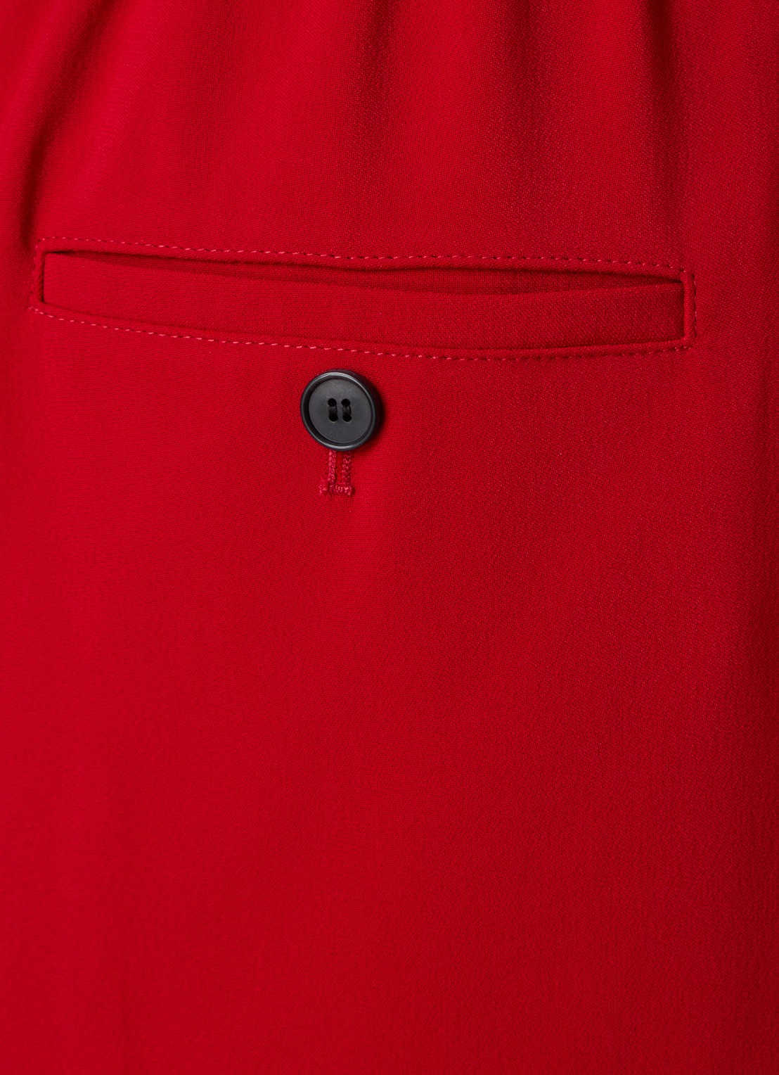 Givenchy High waist straight fit pantalon met steekzakken - detail 5 rood