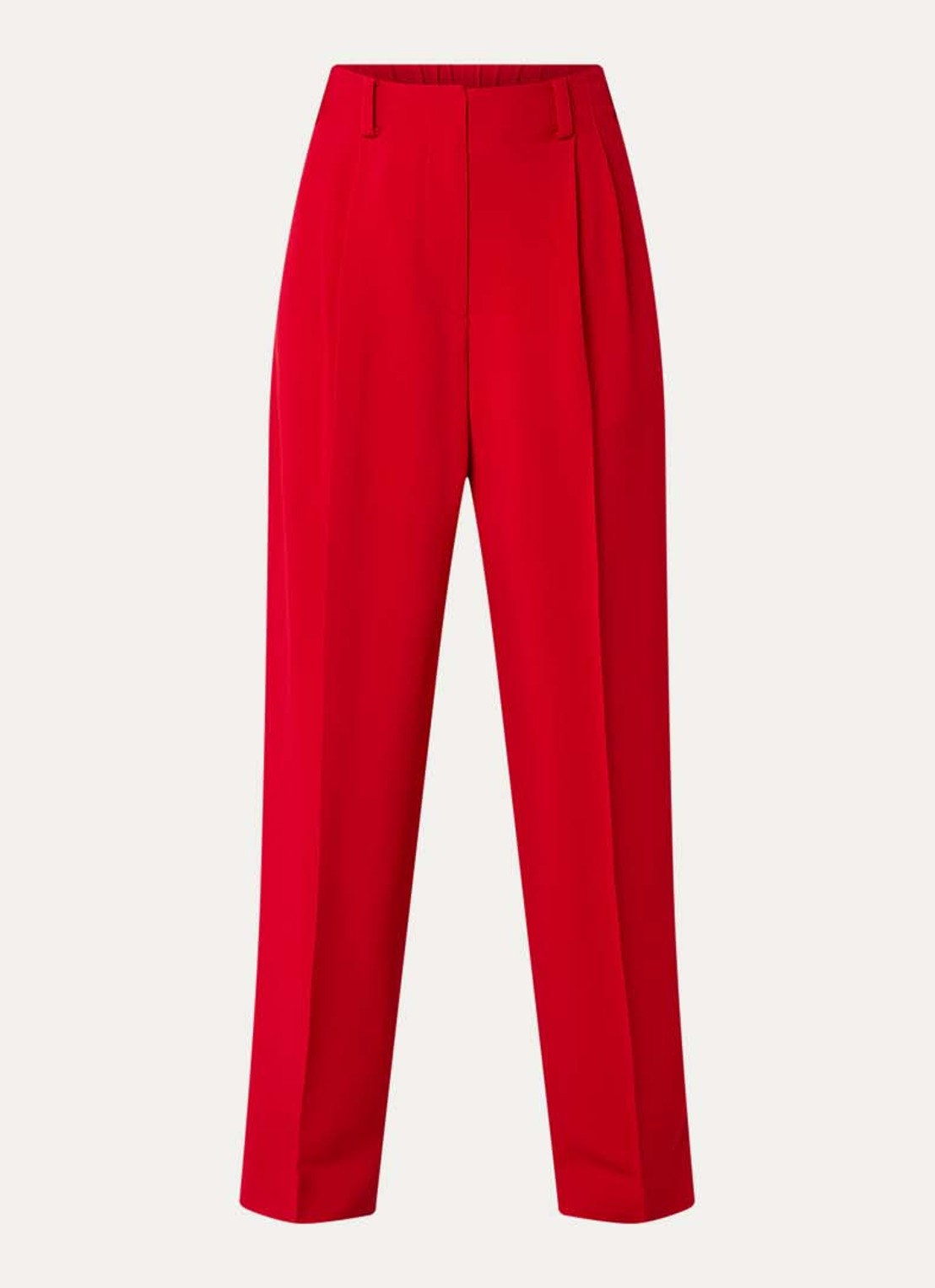 Givenchy High waist straight fit pantalon met steekzakken - voorkant 2 rood