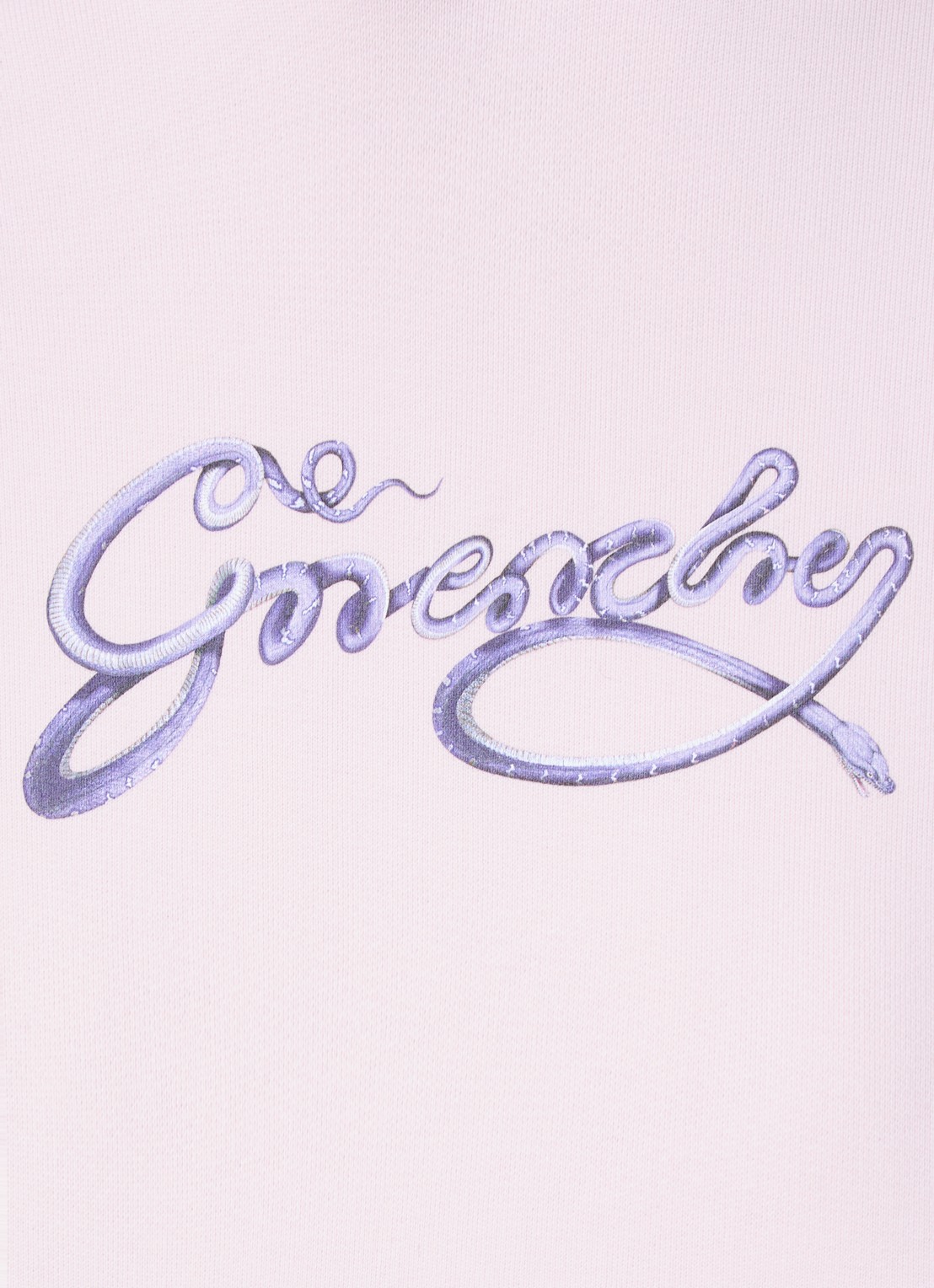 Givenchy Hoodie met logoprint en gerafelde zoom - detail 3 lichtroze