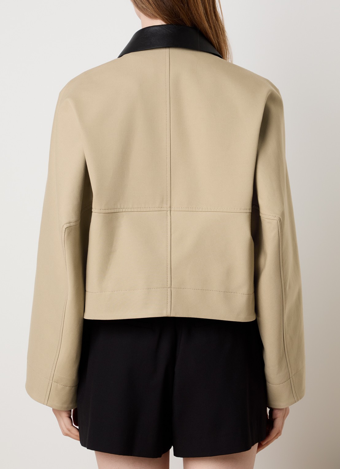 Givenchy Jack in wolblend met steekzakken - achterkant 6 beige