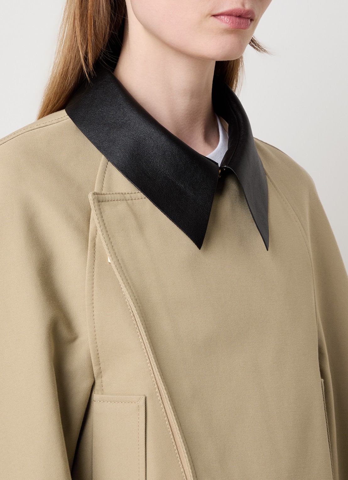 Givenchy Jack in wolblend met steekzakken - detail 3 beige