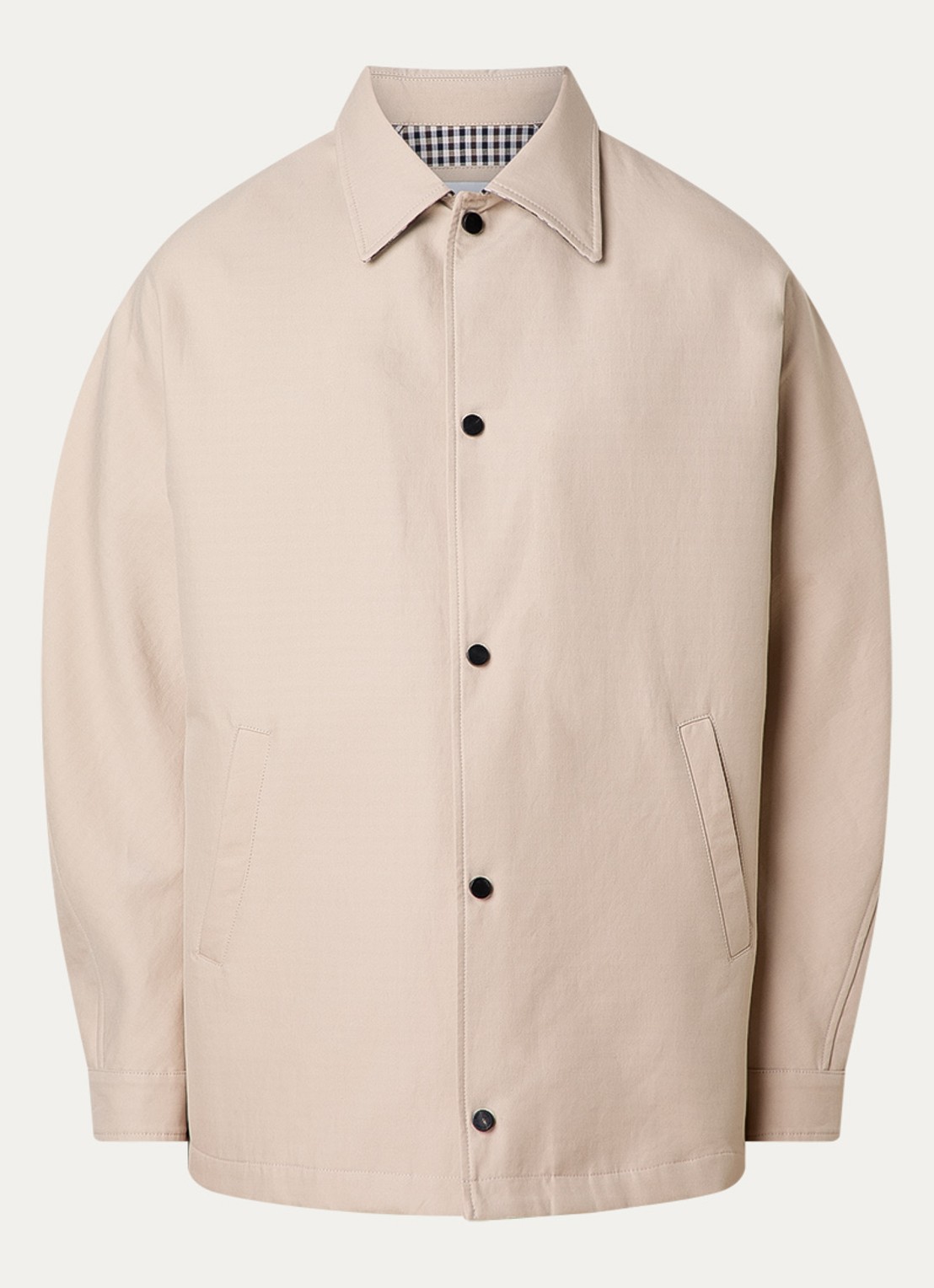 Givenchy Jack met steekzakken - voorkant 2 beige