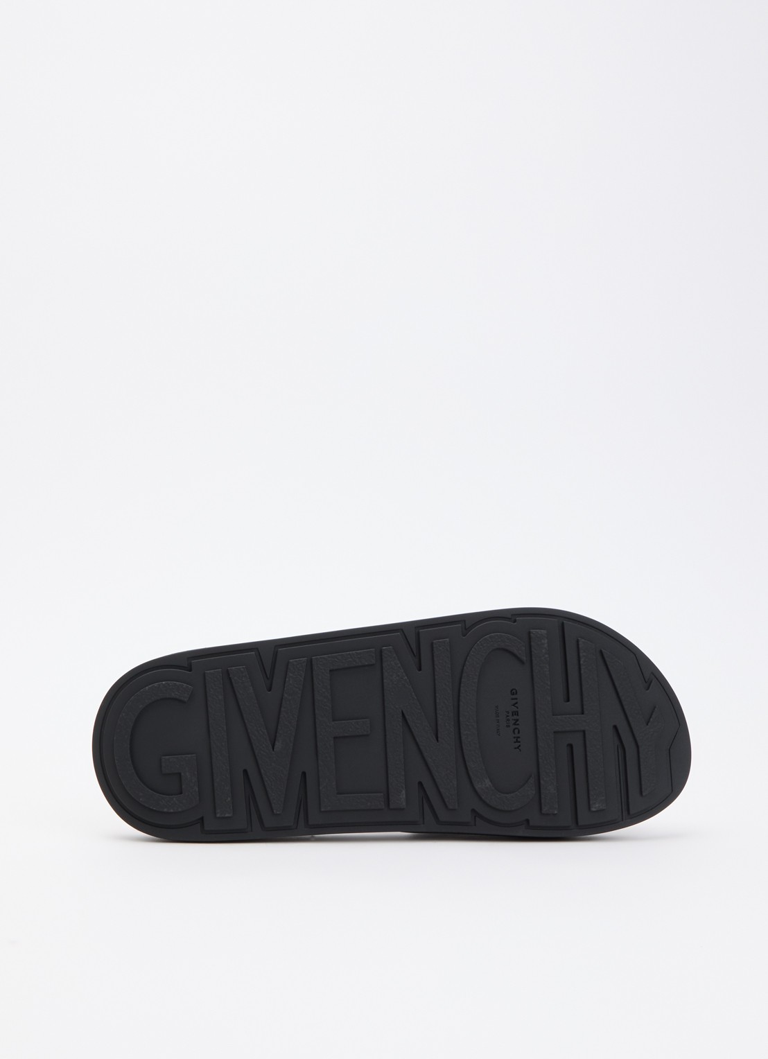 Givenchy Label Slide slipper met logo - detail 5 zwart
