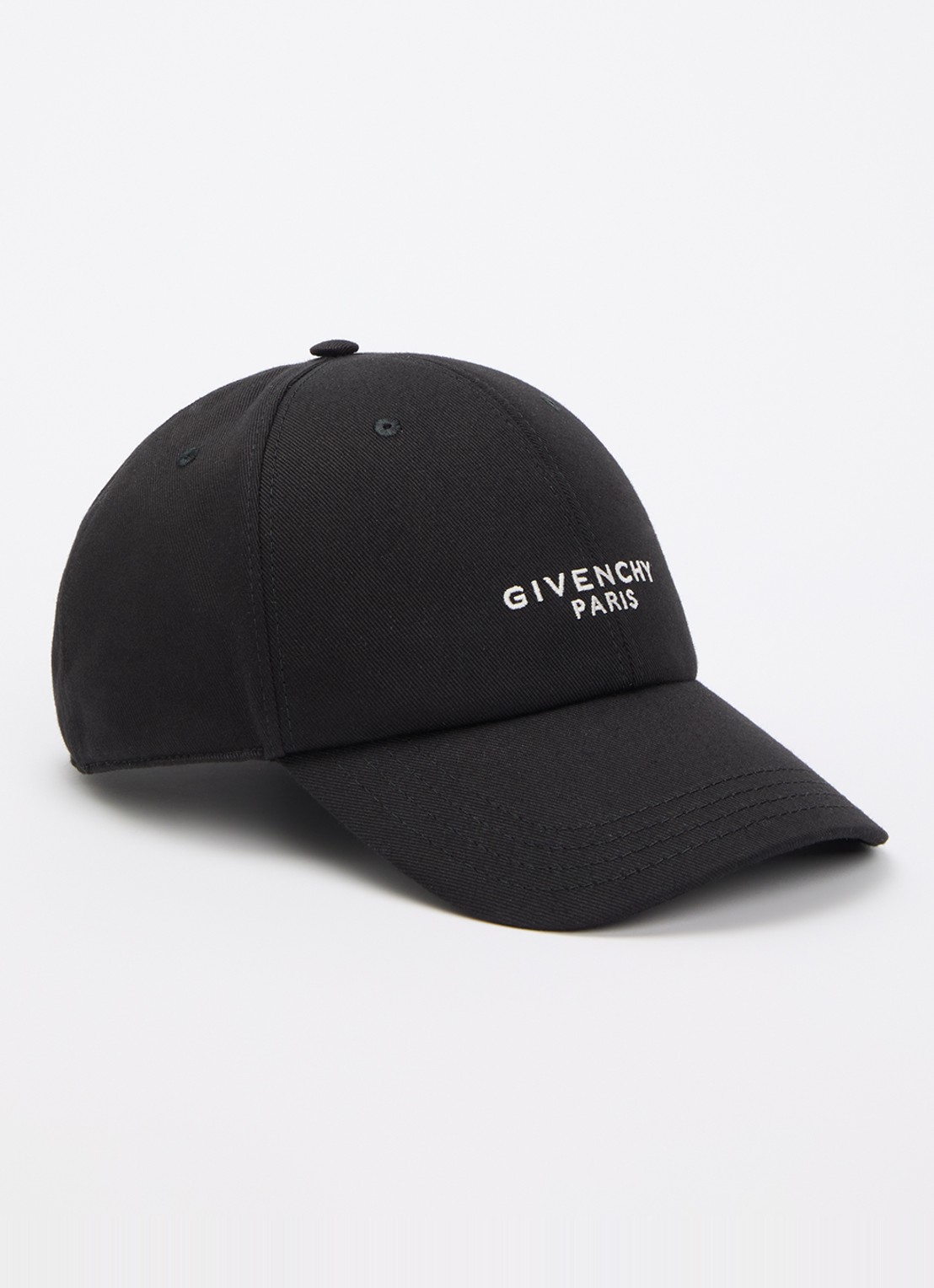 Givenchy Pet met logoborduring - voorkant 2 zwart