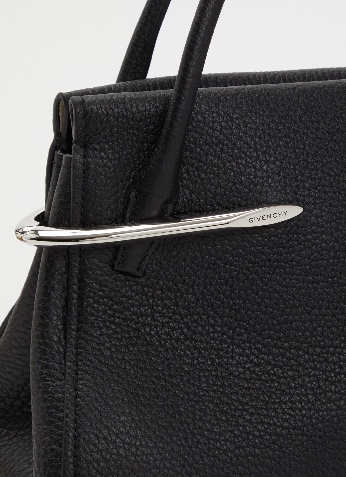 Givenchy Pinch Medium handtas van leer met afneembare schouderriem - detail 7 zwart