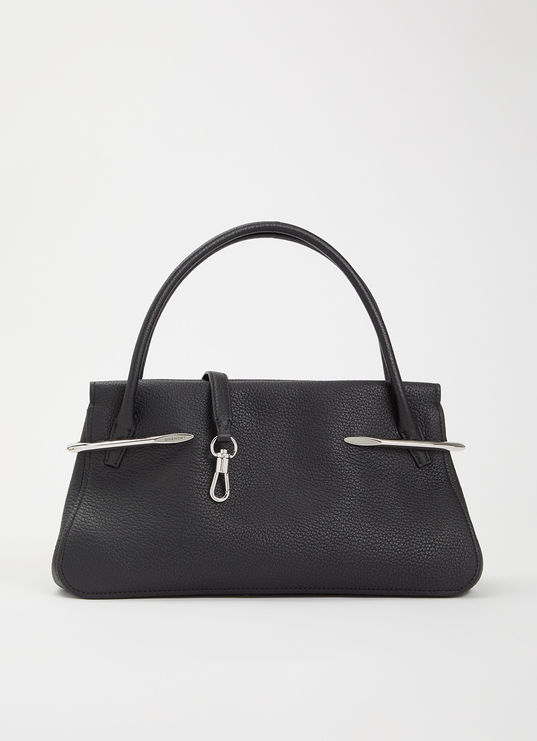 Givenchy Pinch Medium handtas van leer met afneembare schouderriem - voorkant 2 zwart