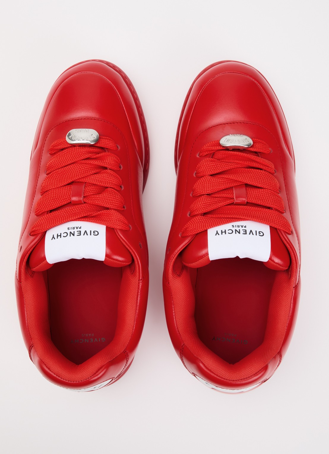 Givenchy Puffy Yard sneaker van lamsleer met logo - detail 3 rood