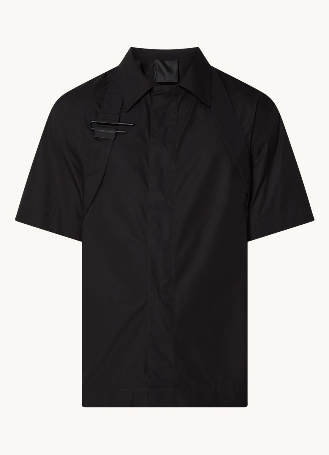 Givenchy Regular fit overhemd met metalen detail - voorkant 2 zwart