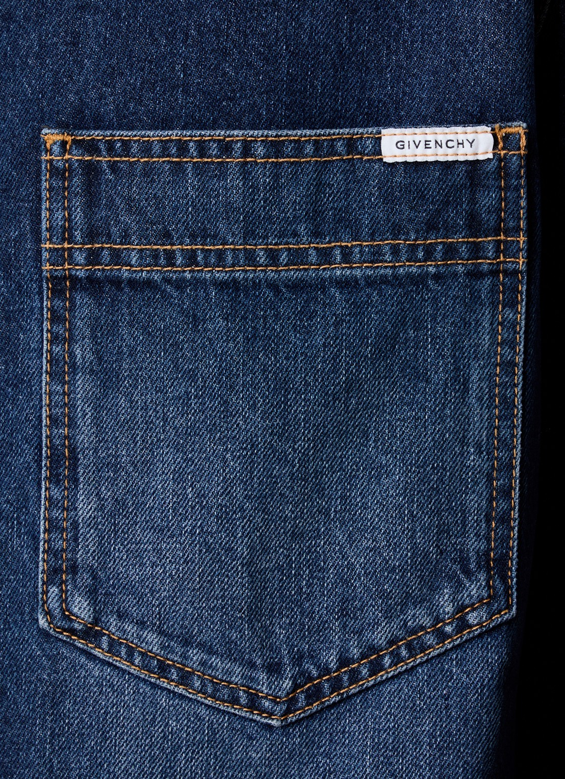Givenchy Regular fit overshirt van denim - detail 2 indigo