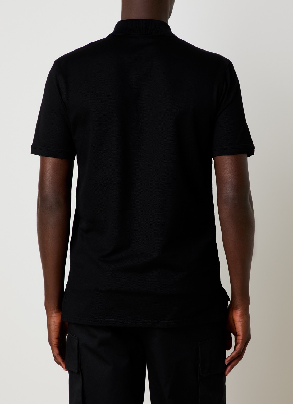 Givenchy Regular fit polo van piqué katoen met logo - achterkant 5 zwart
